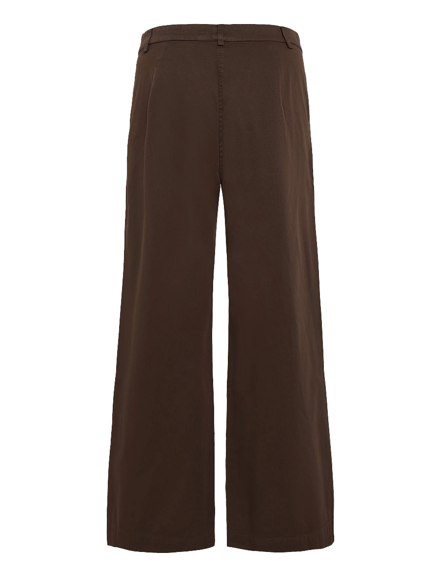 Gimaguas - Belt Trousers - hosen mit weitem bein - brown - 1
