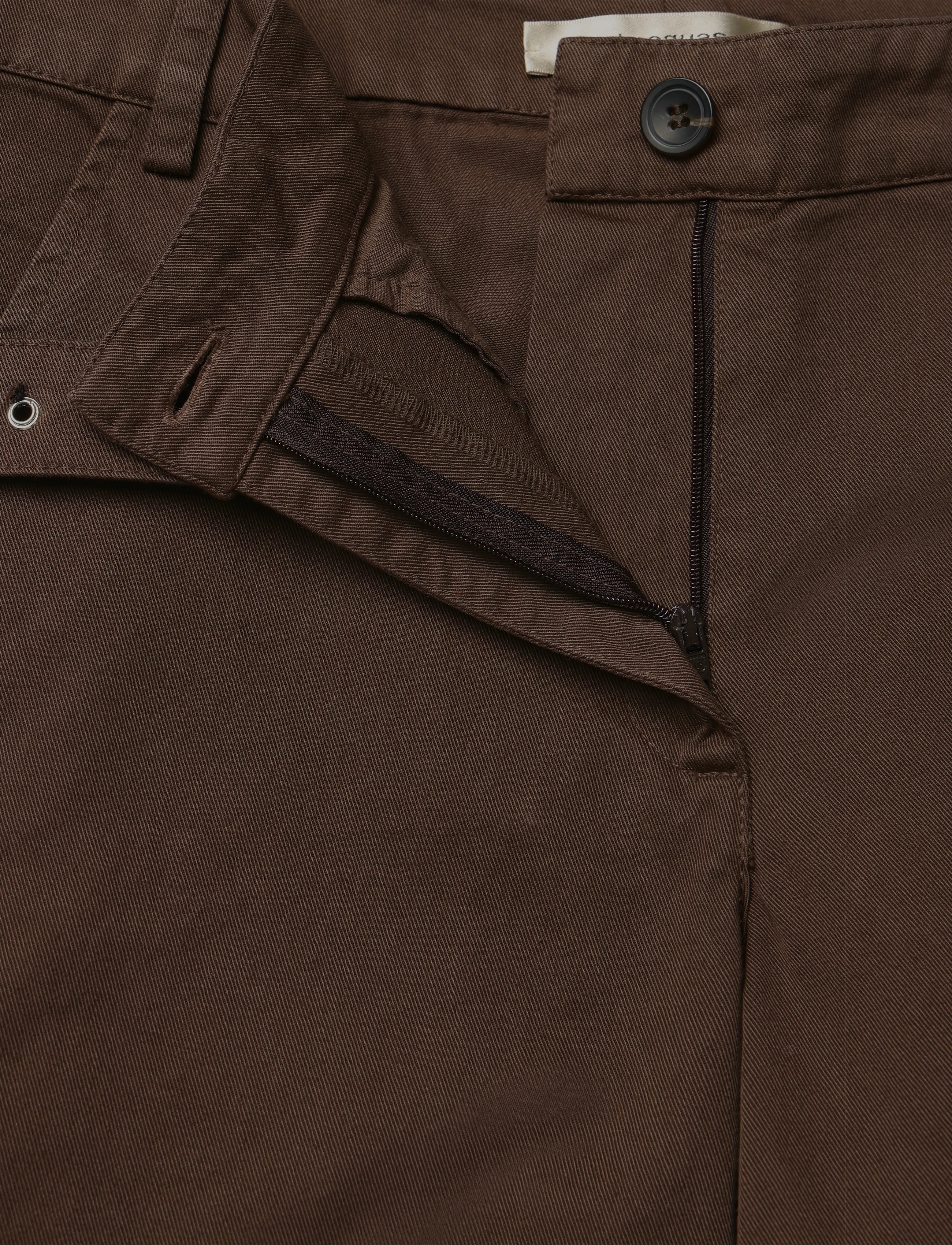 Gimaguas - Belt Trousers - vida byxor - brown - 2