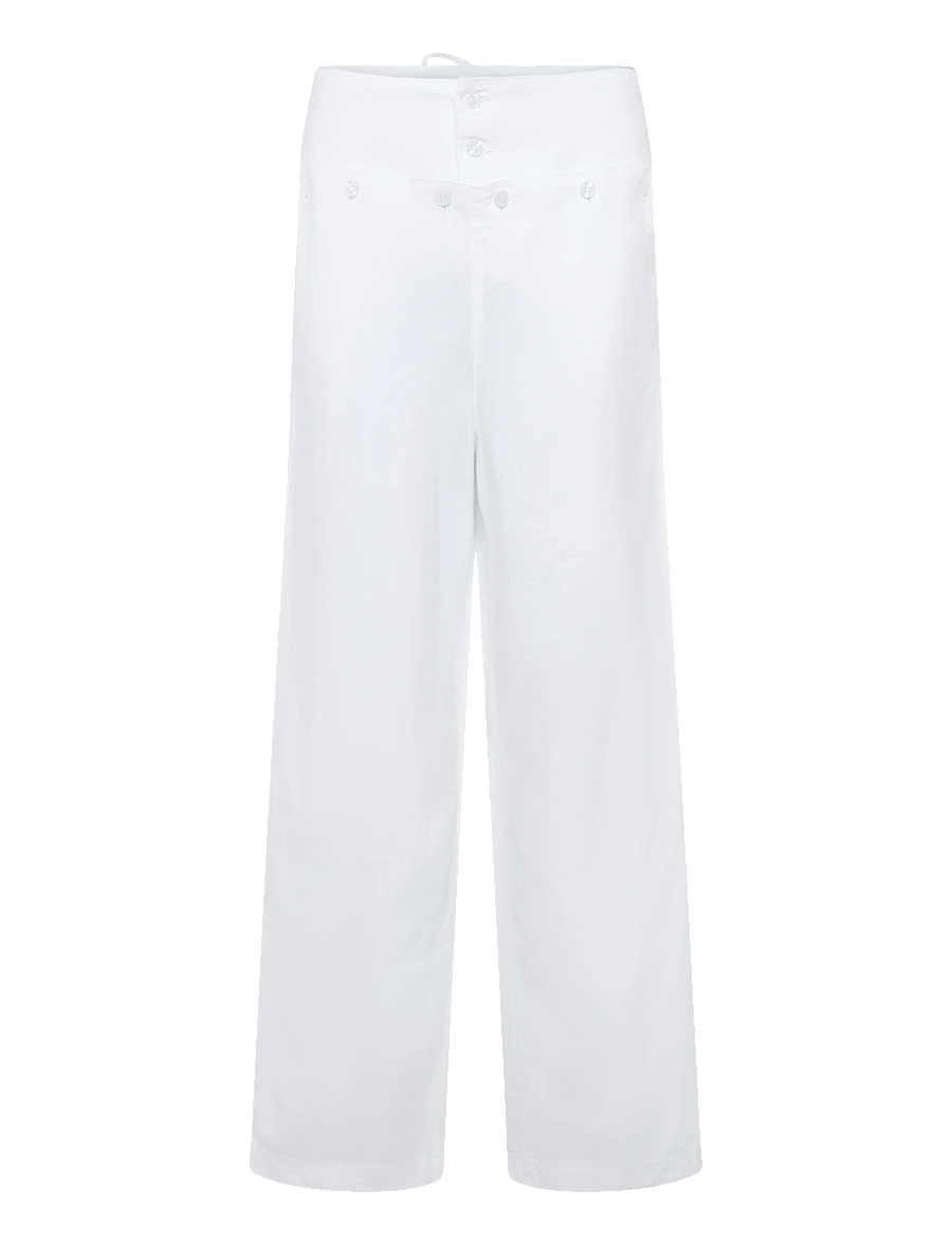 Gimaguas - Anna Trousers - linnebyxor - white - 0