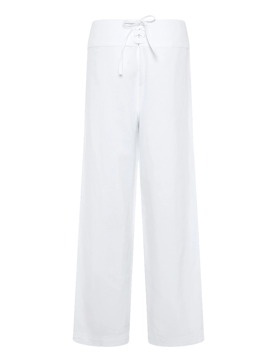Gimaguas - Anna Trousers - linnebyxor - white - 1