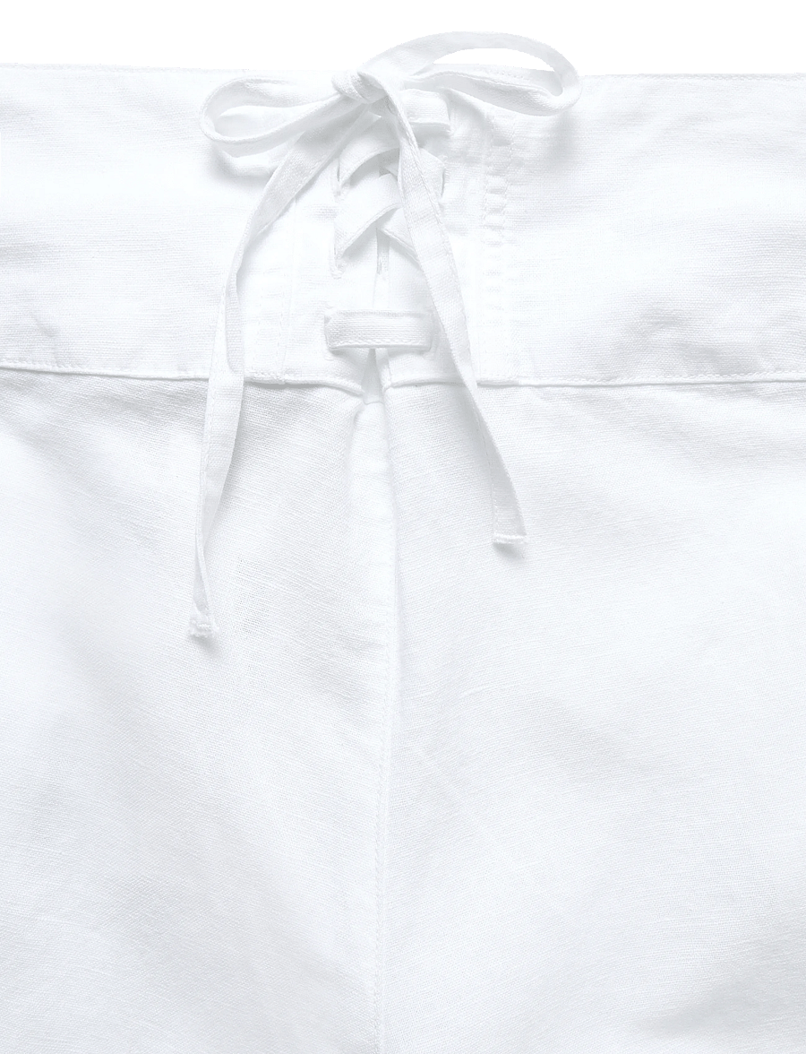 Gimaguas - Anna Trousers - linnebyxor - white - 2