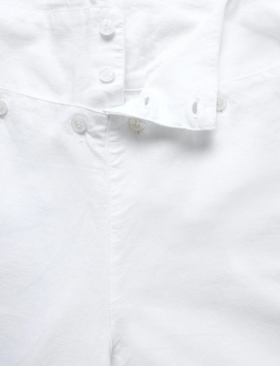 Gimaguas - Anna Trousers - linnebyxor - white - 3