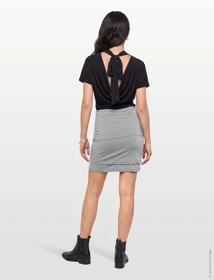 Gimaguas - Gemma Skirt - strikkede nederdele - grey - 4