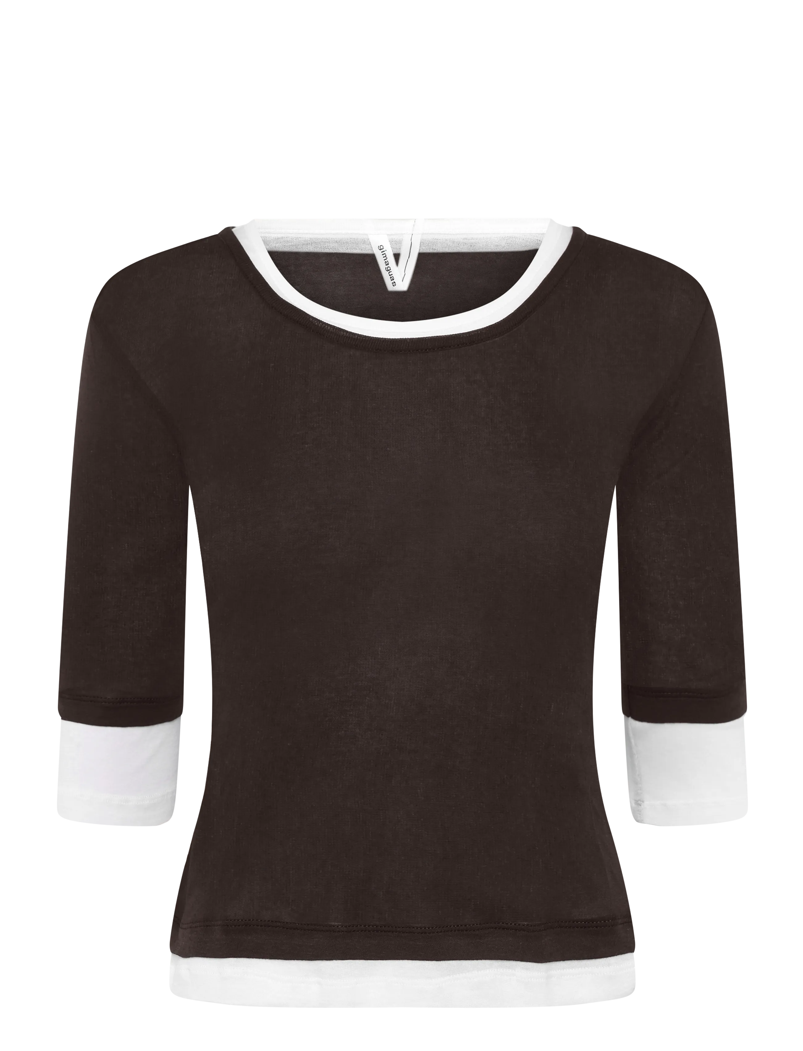 Gimaguas Gemma Top - Tøj - BROWN / brown