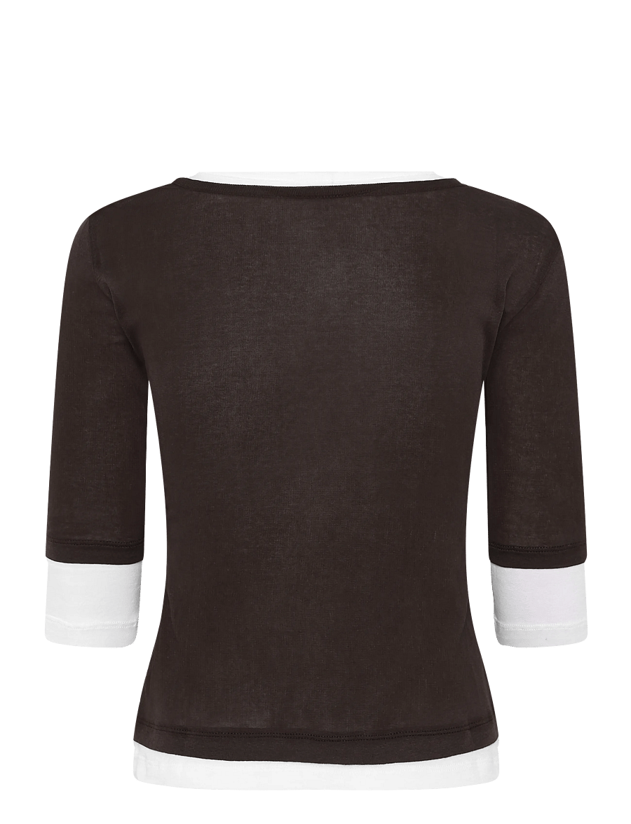 Gimaguas - Gemma Top - langærmede toppe - brown - 1