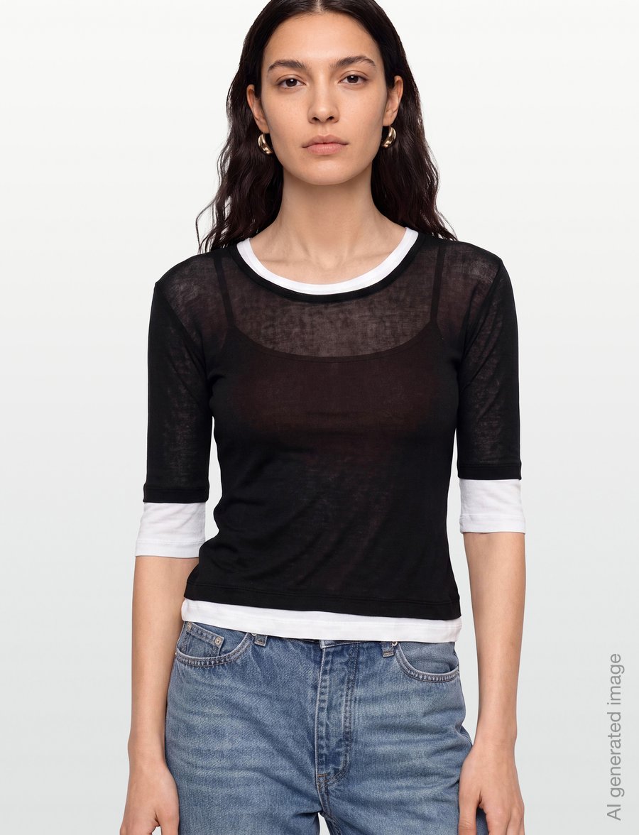 Gimaguas - Gemma Top - long-sleeved tops - brown - 3