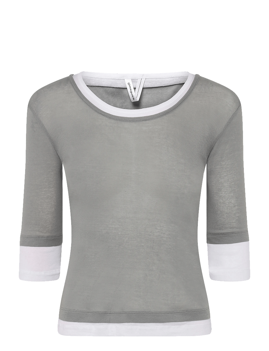 Gimaguas - Gemma Top - langærmede toppe - grey - 0