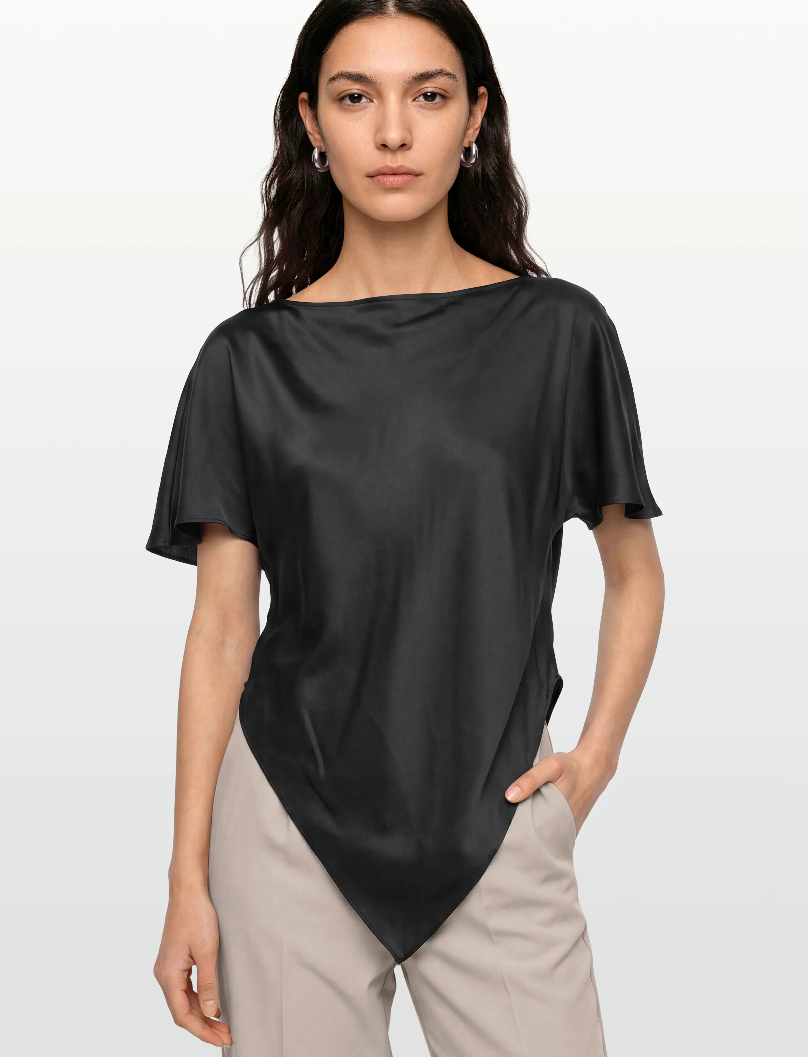 Gimaguas - Trikon Top - kurzärmelige blusen - black - 3