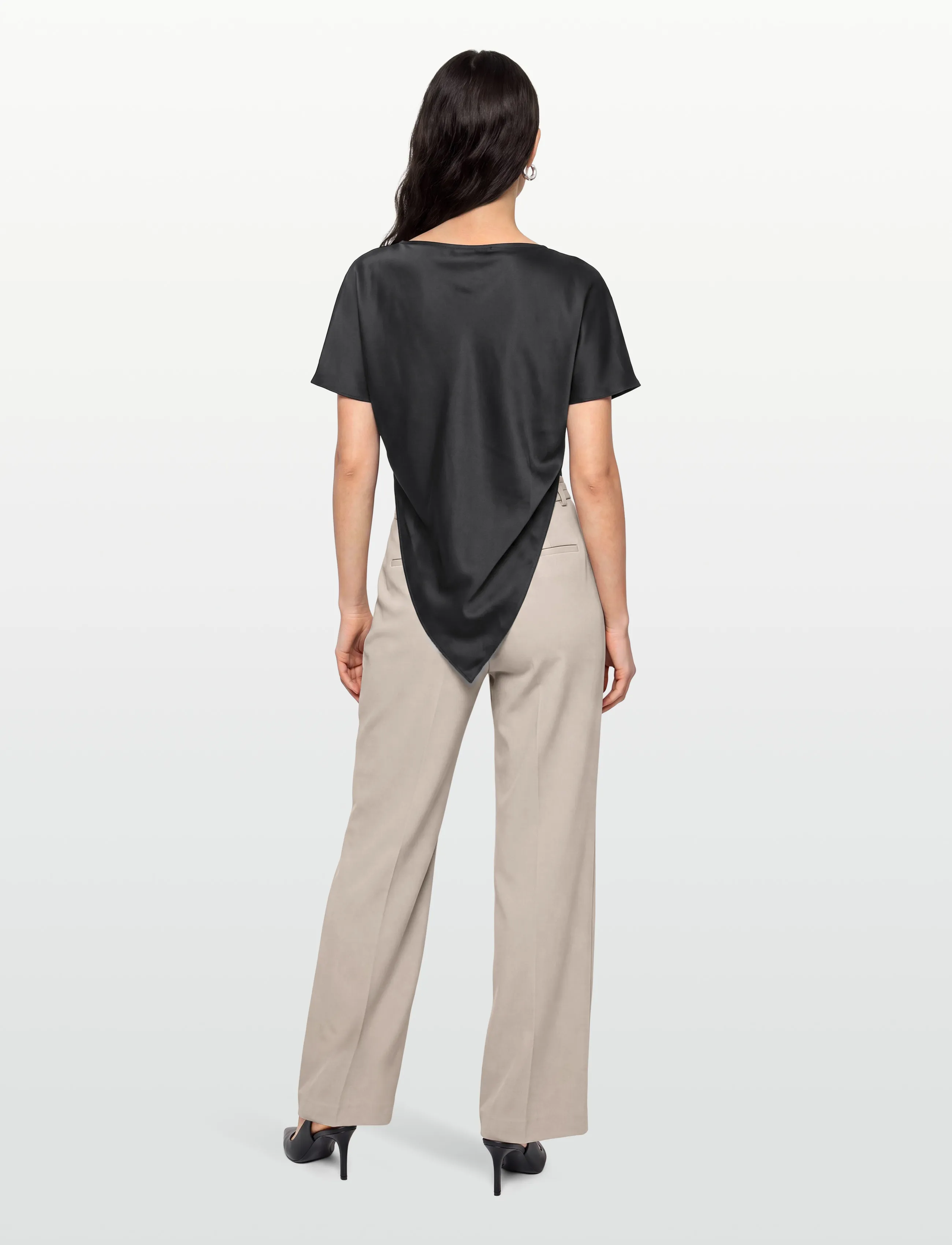 Gimaguas - Trikon Top - kurzärmelige blusen - black - 4