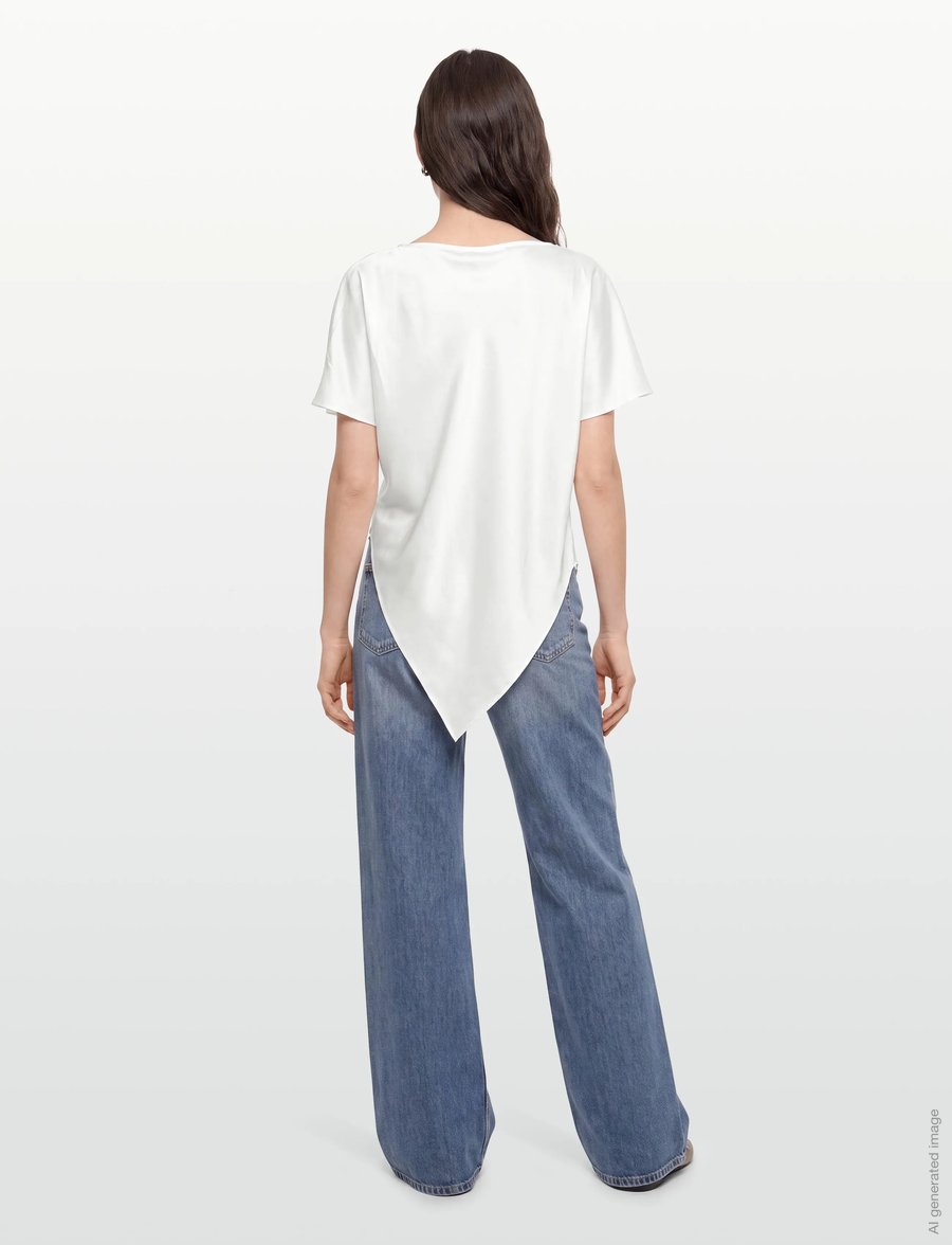 Gimaguas - Trikon Top - kortærmede bluser - white - 4