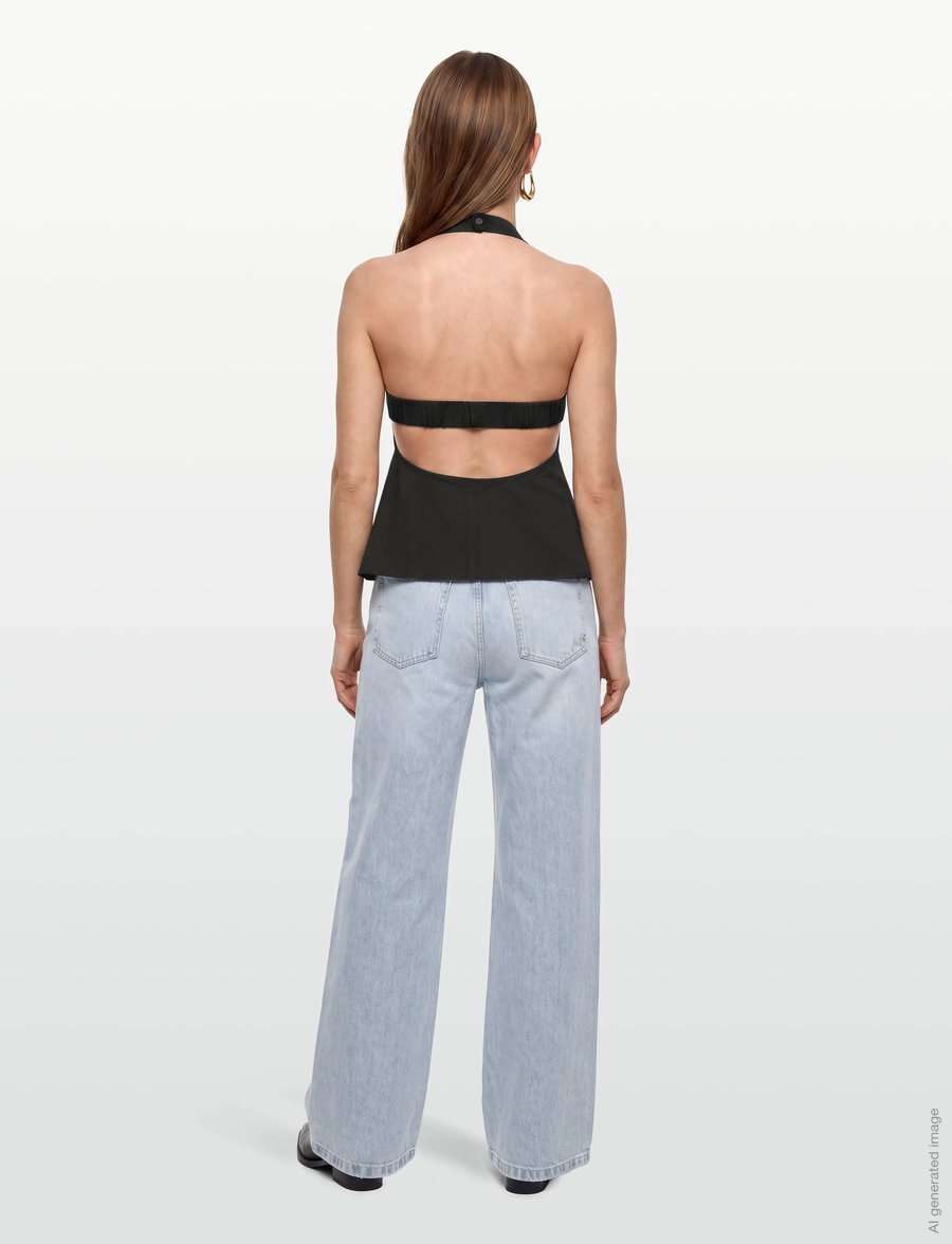 Gimaguas - Iris Top - Ärmellose tops - black - 4