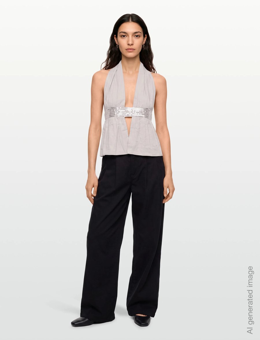 Gimaguas - Infinito Top - crop tops - grey - 0