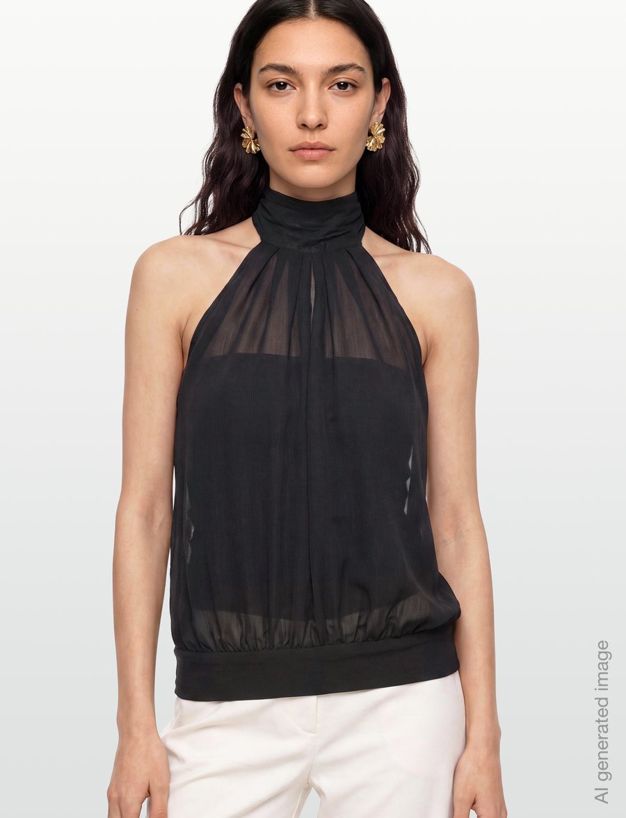 Gimaguas - Boa Top - Ärmlösa blusar - black - 3