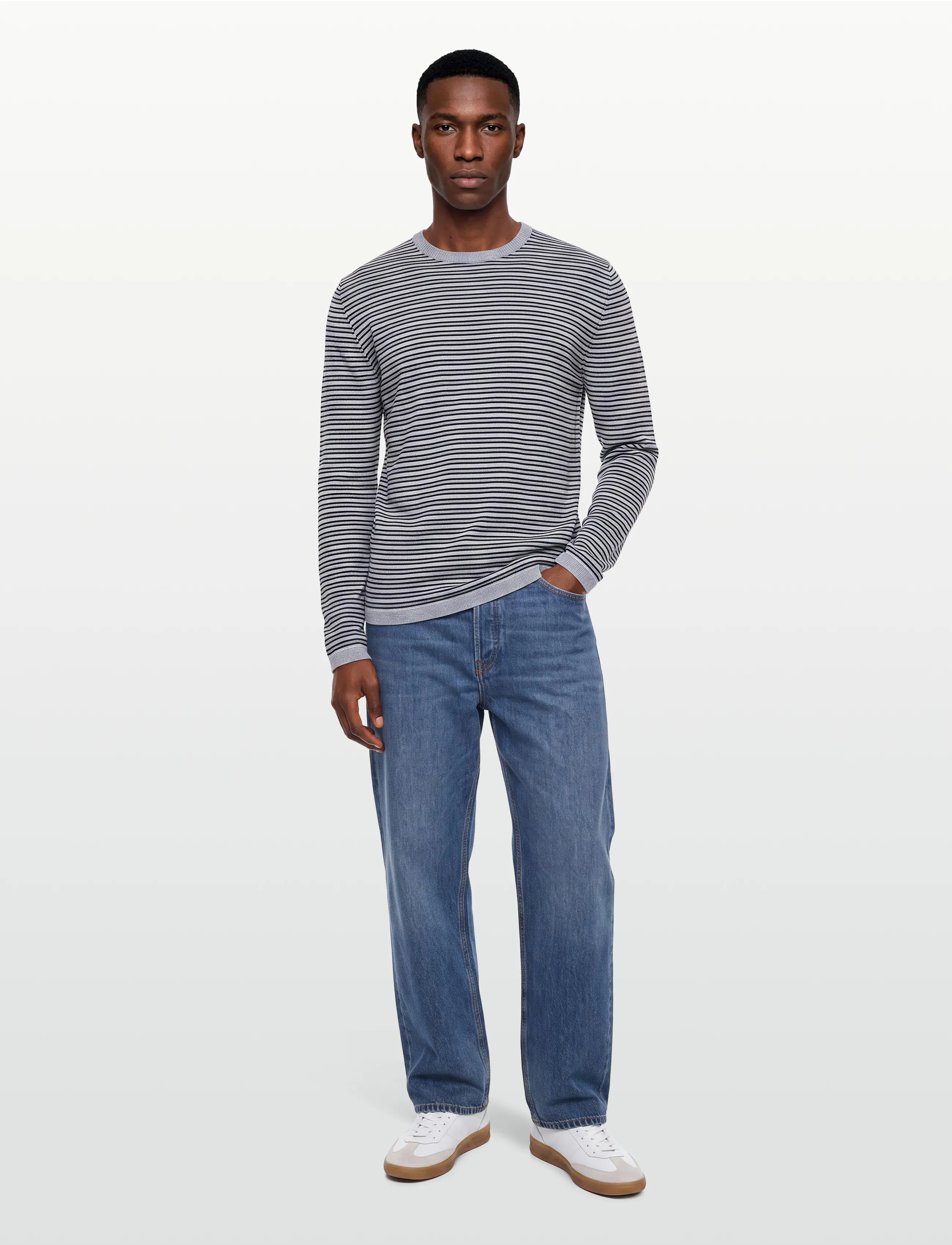 Gimaguas Pablo Sweater, M, Grey, Strik > Trøjer, Dame