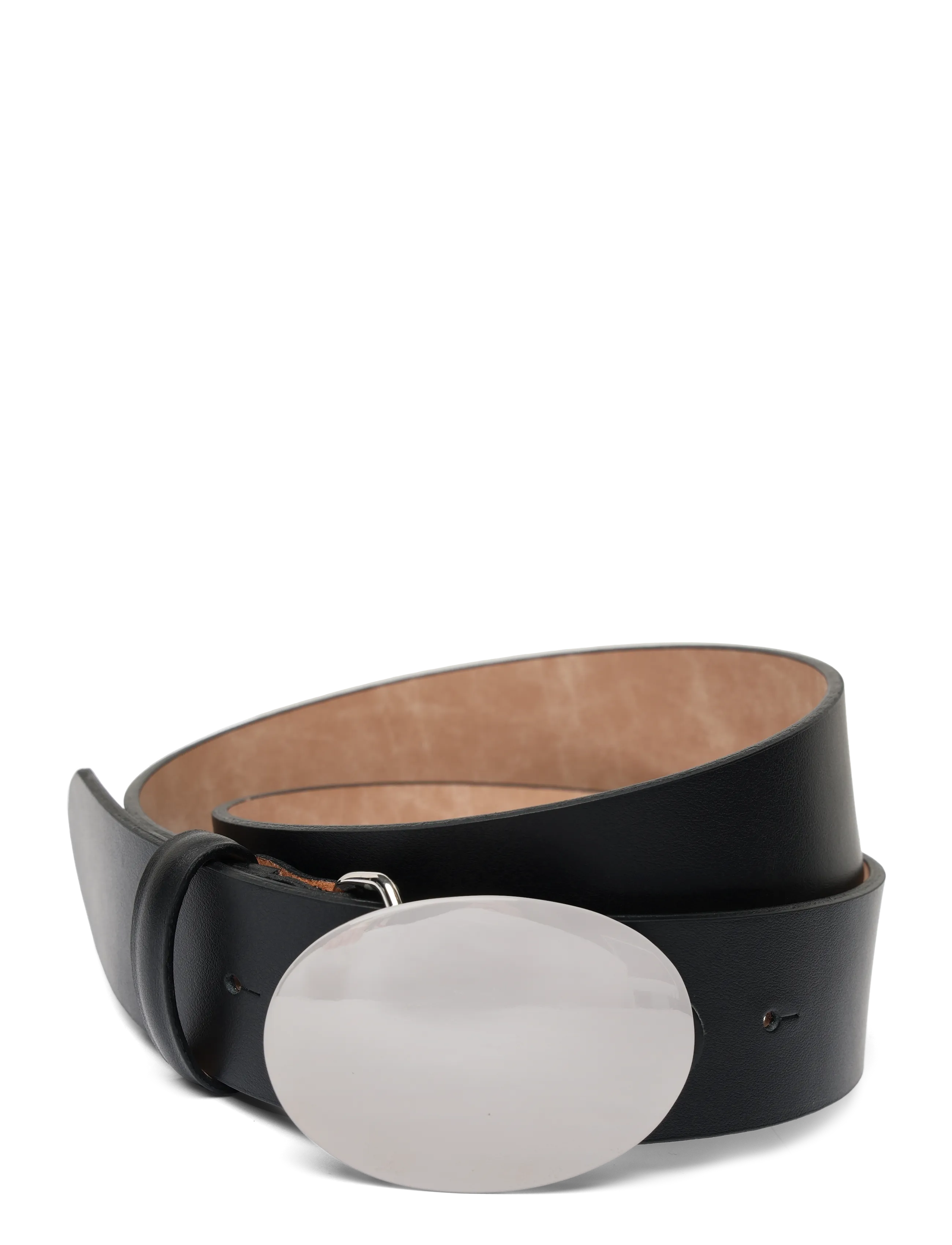 Gimaguas Oval Buckle Belt - Aksessuaarid - BLACK / black
