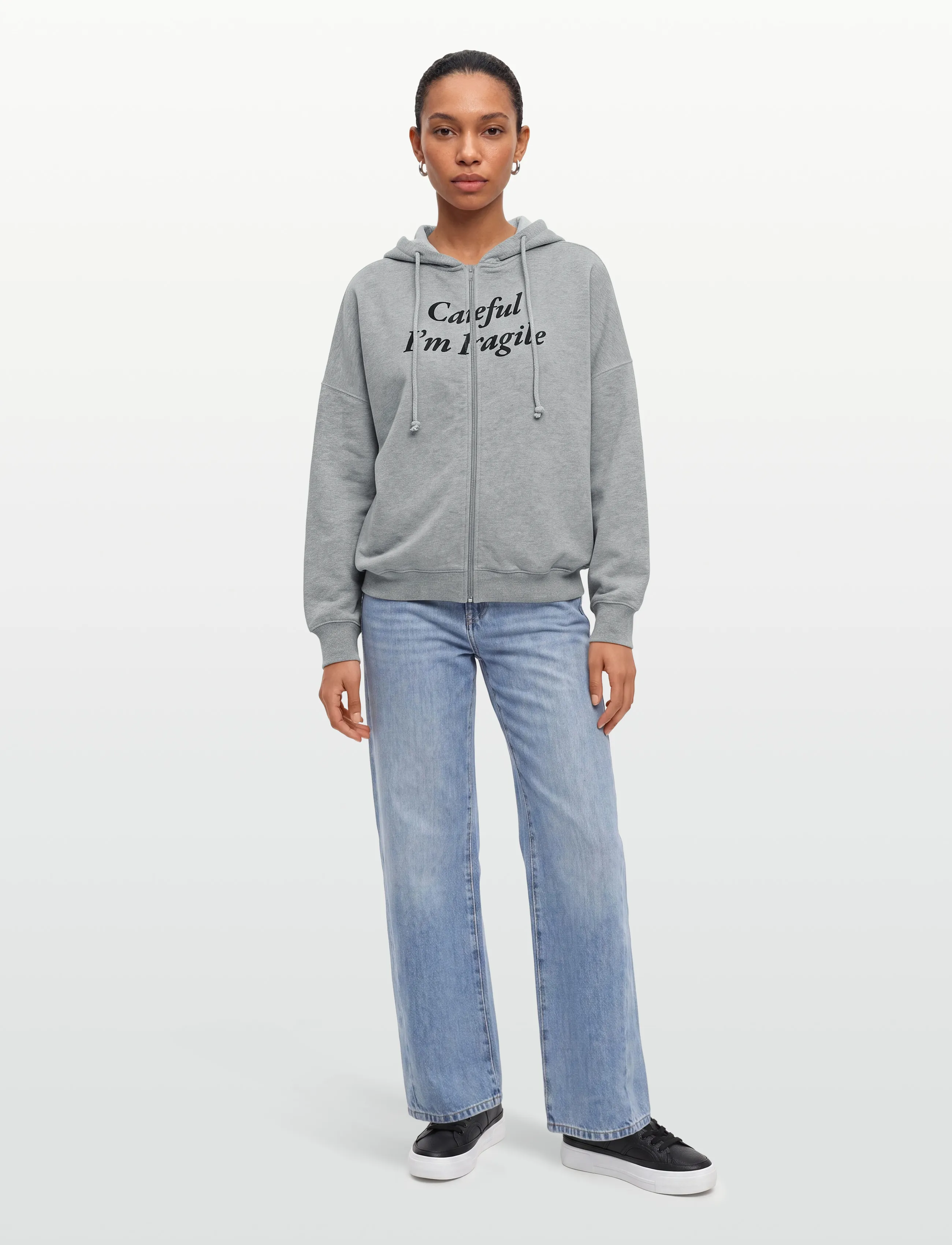 Gimaguas Careful Sweatshirt - Tøj - GREY / grey