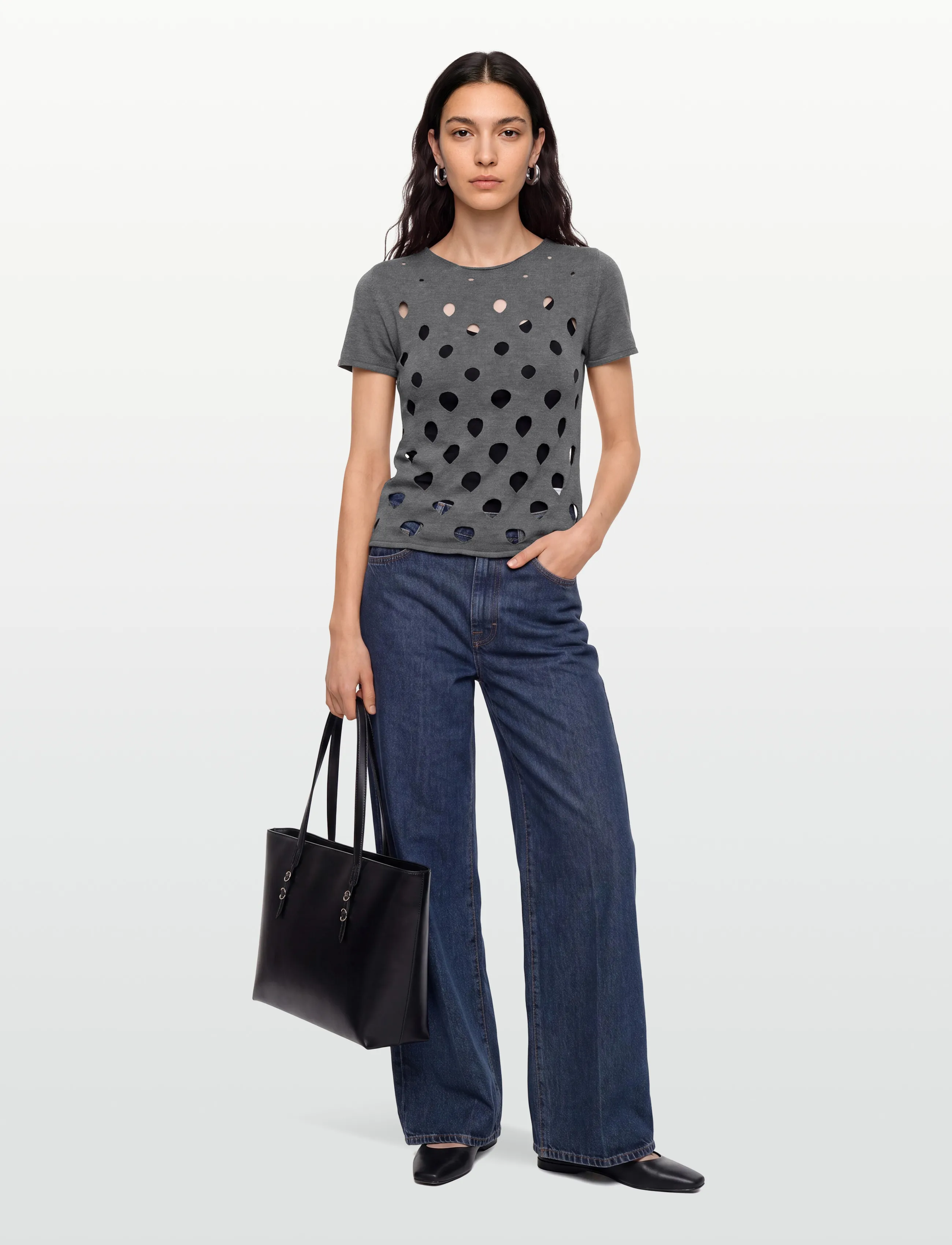 Gimaguas Summer Top, XS, T-shirts & Oberteile, Grau - Short-sleeved, Frauen