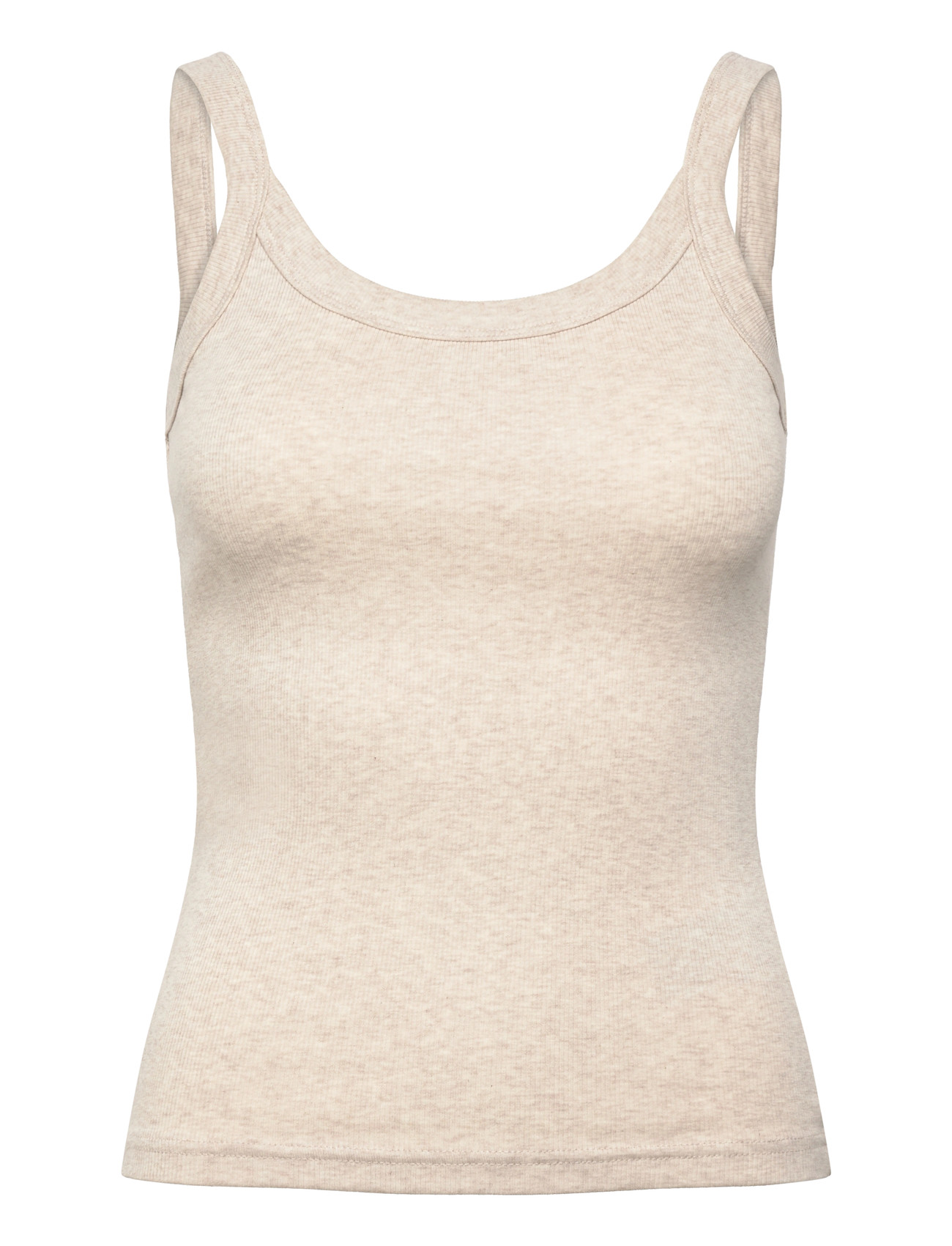 Gina Tricot Basic Rib Singlet - White - XL 2