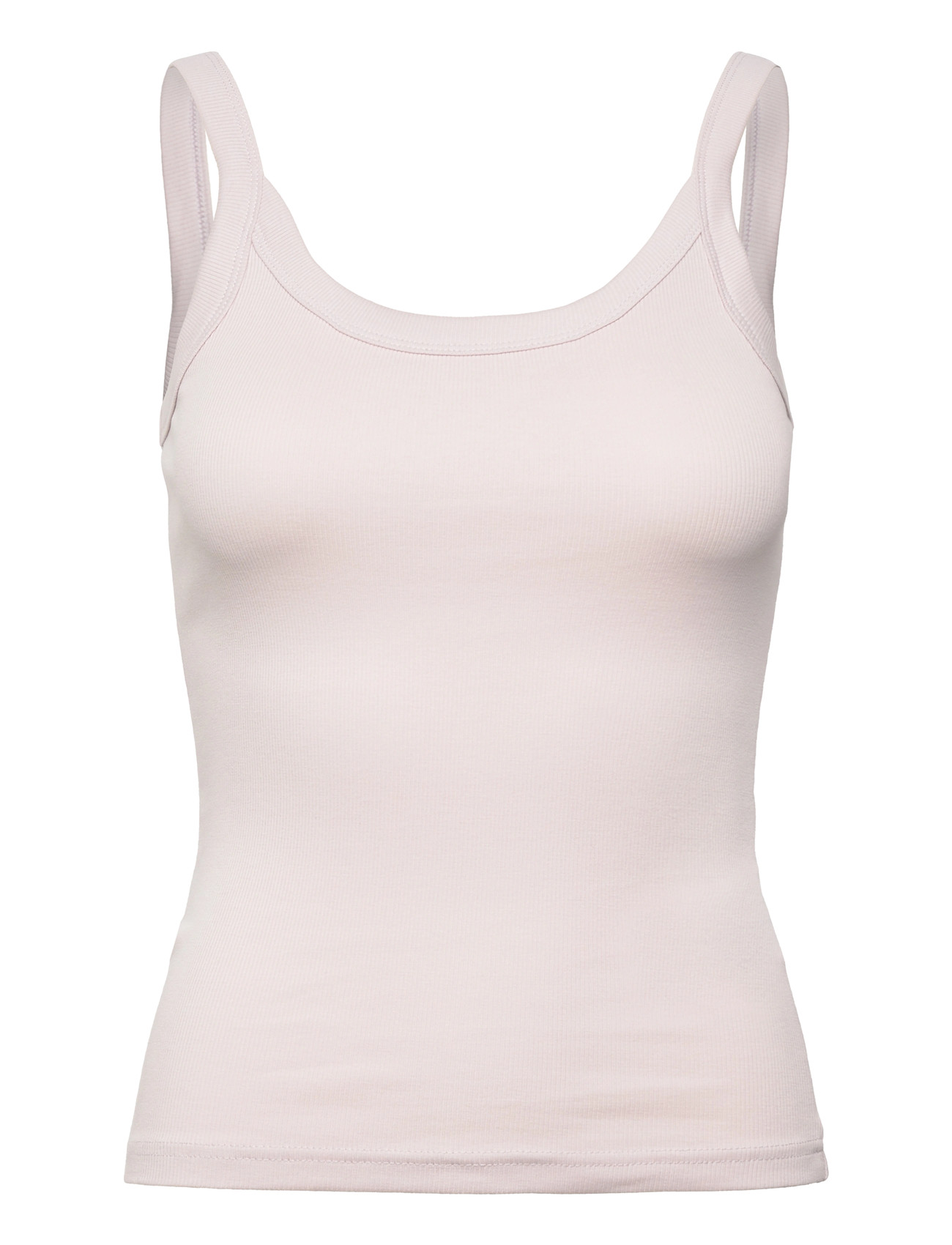 Gina Tricot Basic Rib Singlet - White - XL 1
