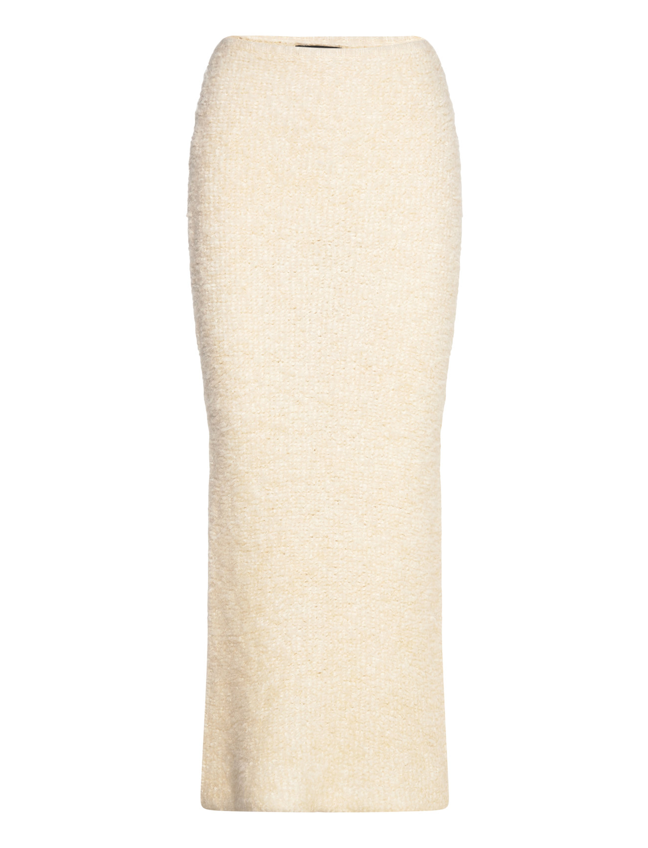 Gina Tricot Knitted Boucle Skirt - Beige - S