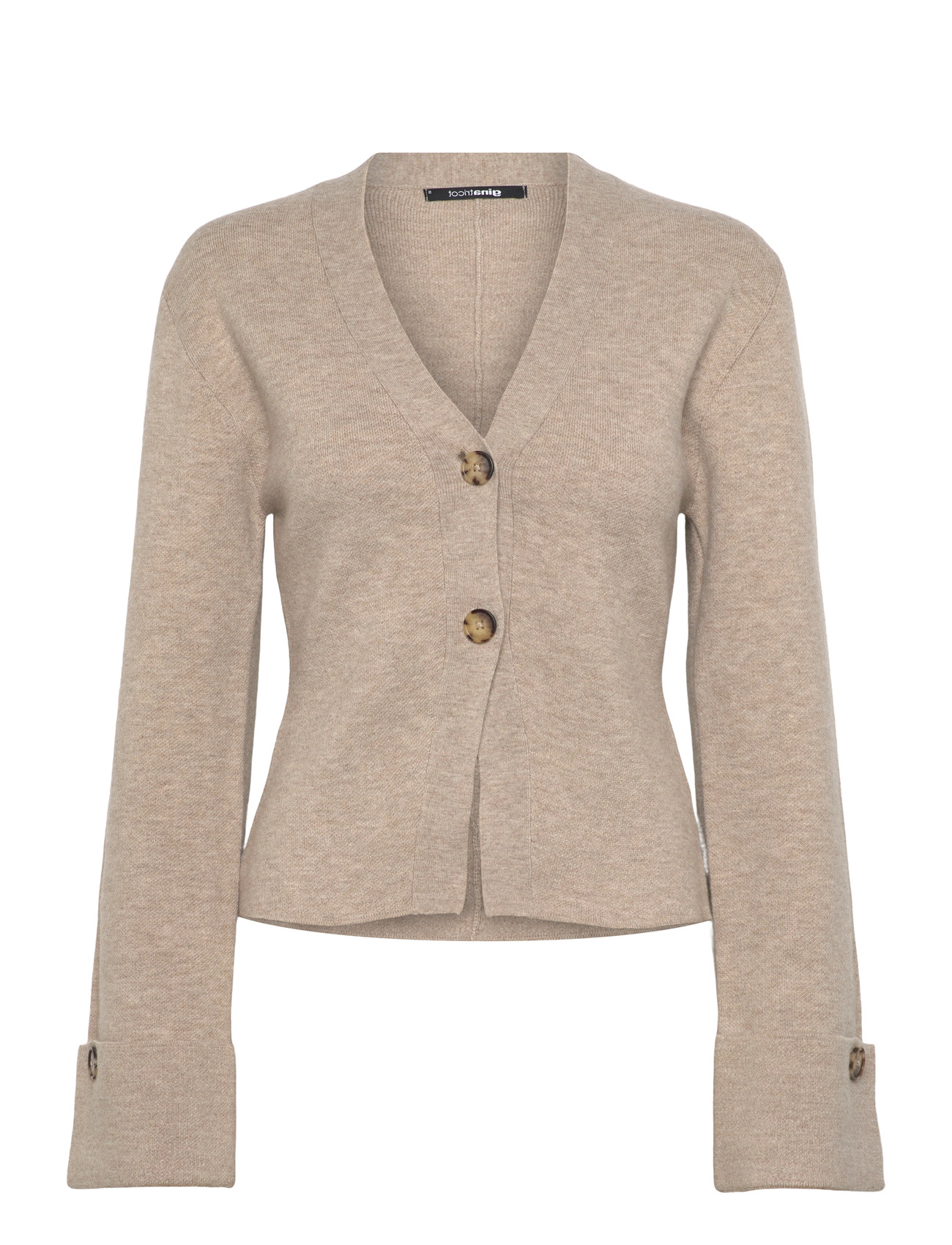 Gina Tricot Knitted Sculptured Cardigan - Cream - M 2