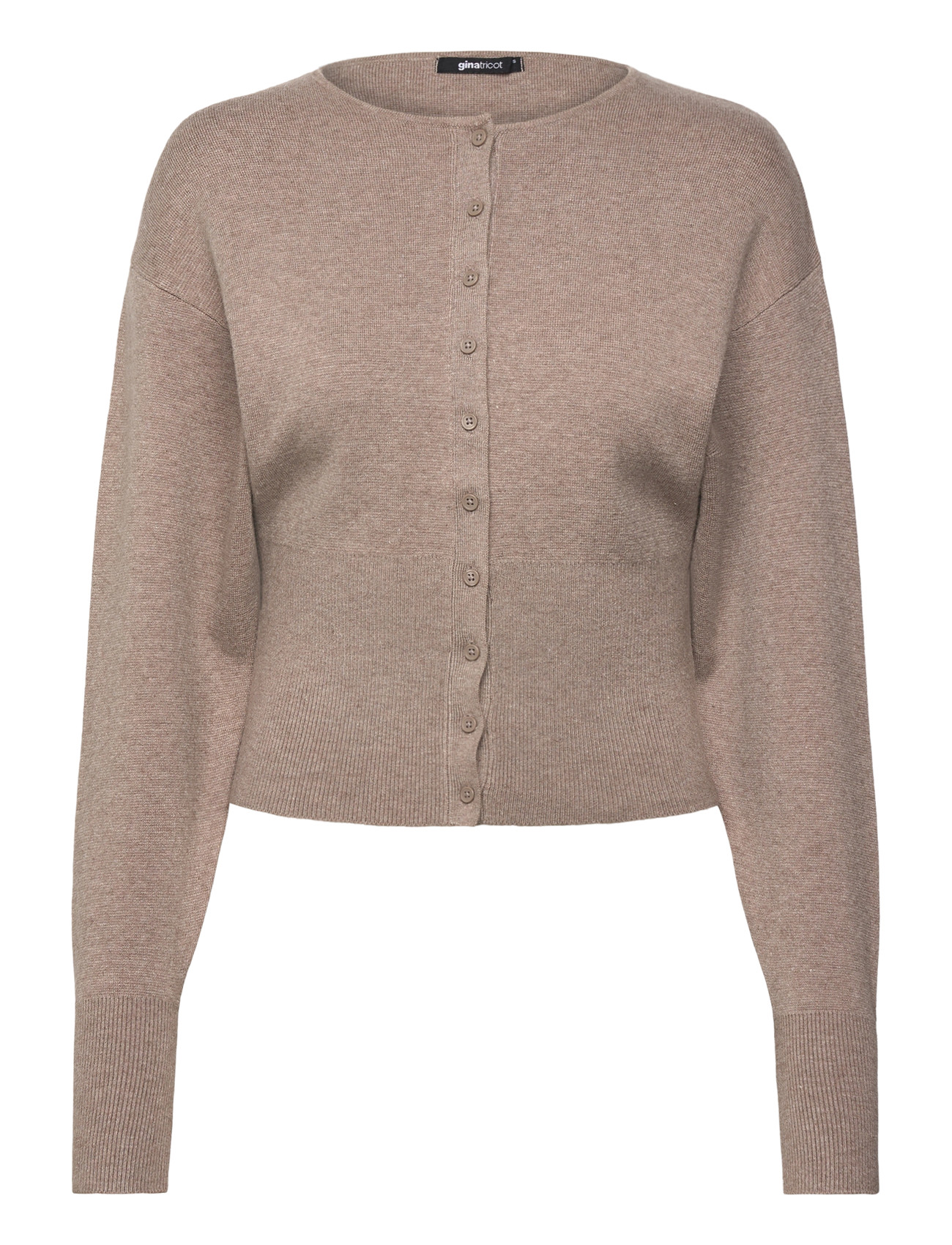 Gina Tricot Shaped Knitted Cardigan - Beige - XS 1