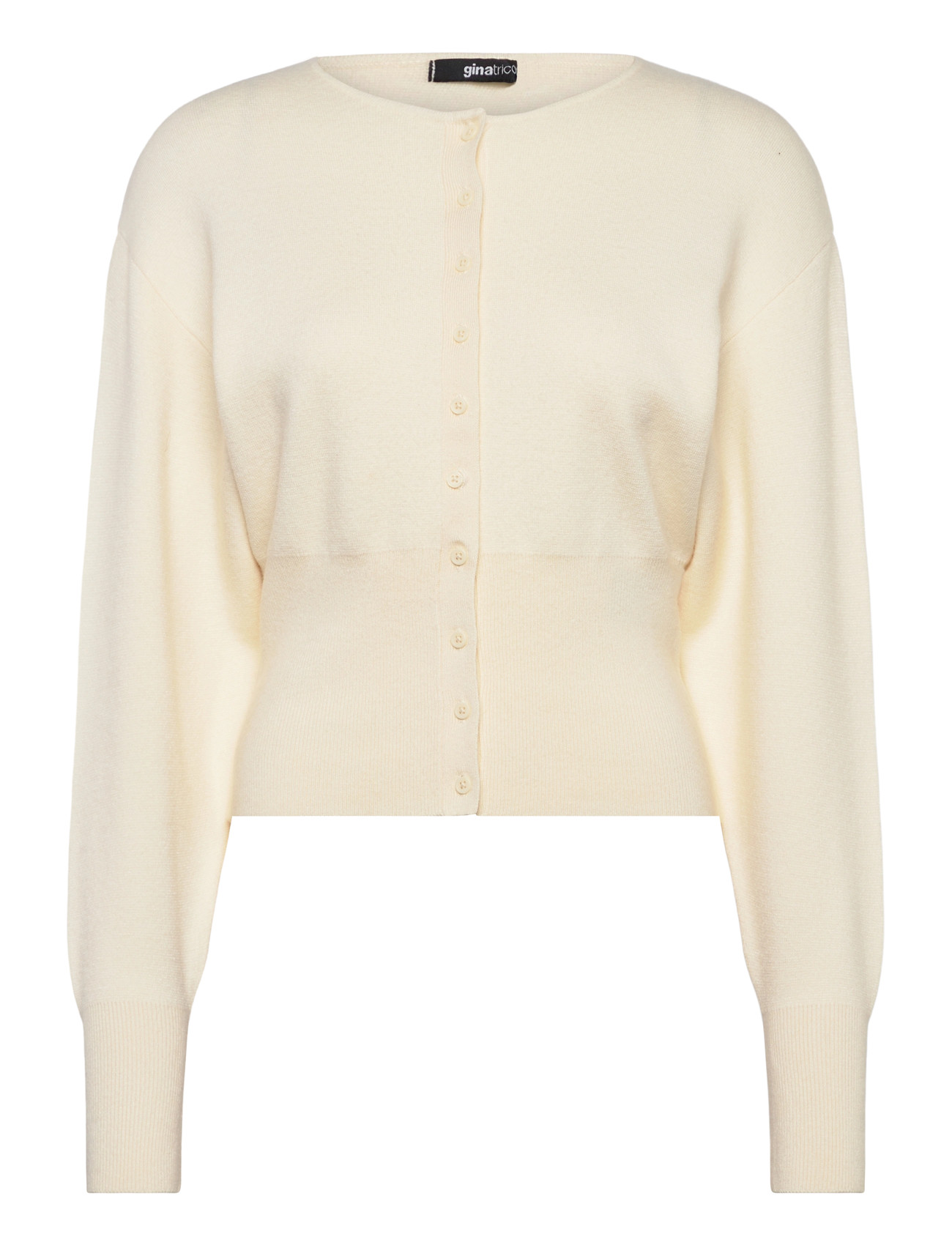 Gina Tricot Shaped Knitted Cardigan - Beige - XS 2