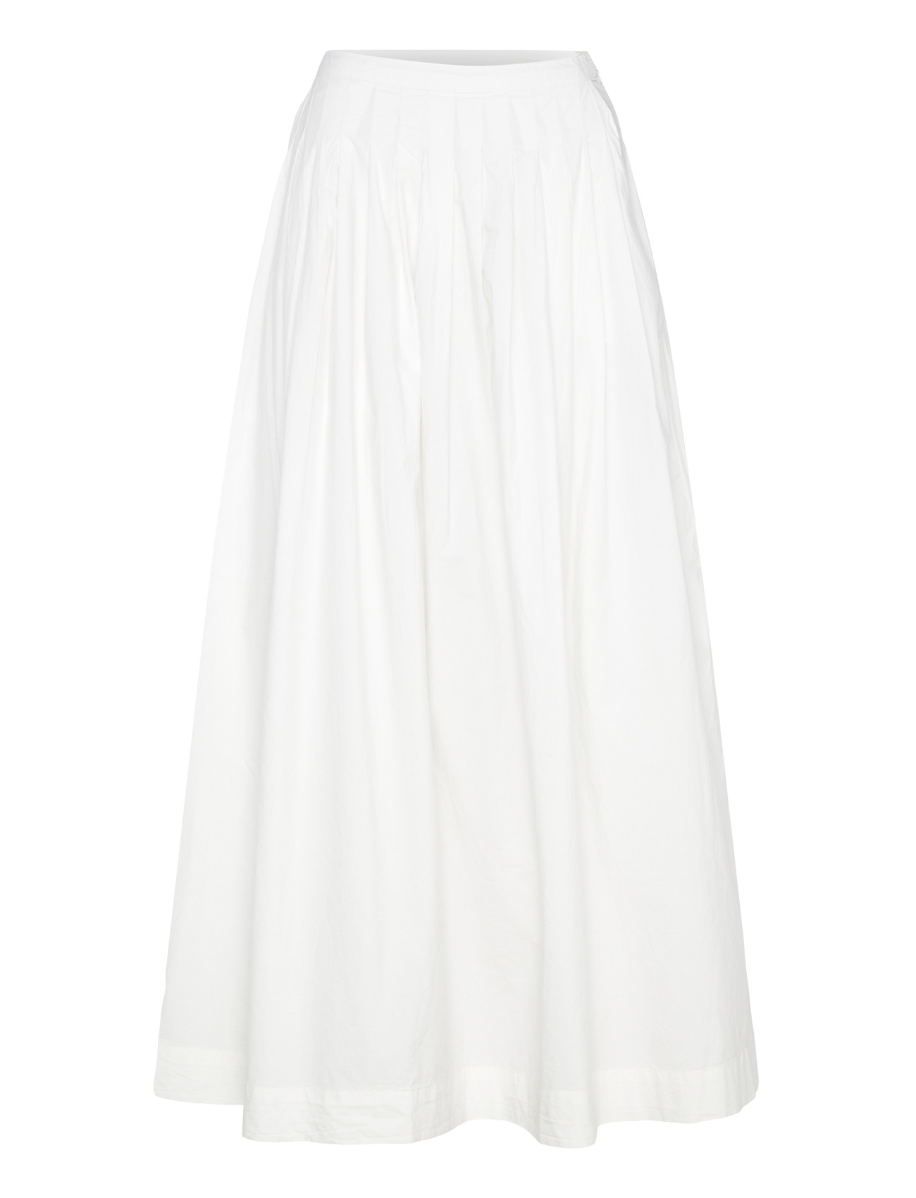 Gina Tricot Pleated Skirt - White - S