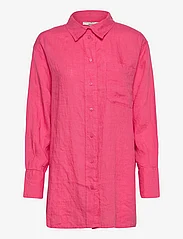 Gina Tricot - Aliette linen shirt - pellavakauluspaidat - rouge red (3430) - 0
