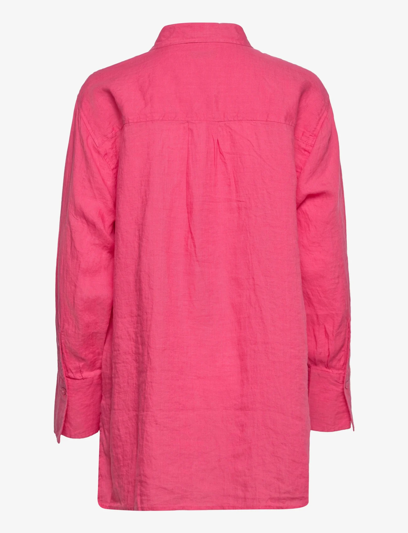 Gina Tricot - Aliette linen shirt - pellavakauluspaidat - rouge red (3430) - 1