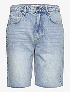 90s denim shorts - MID BLUE