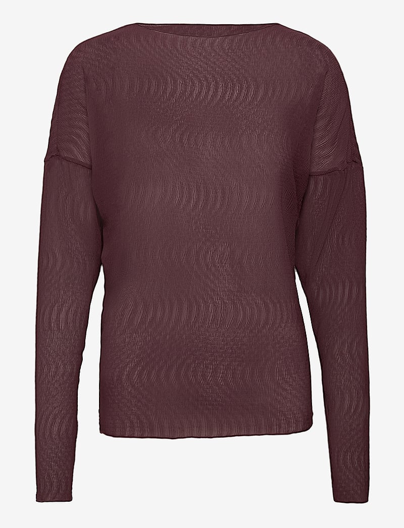 Gina Tricot - Alina blouse - pikkade varrukatega alussärgid - fudge (3066) - 0