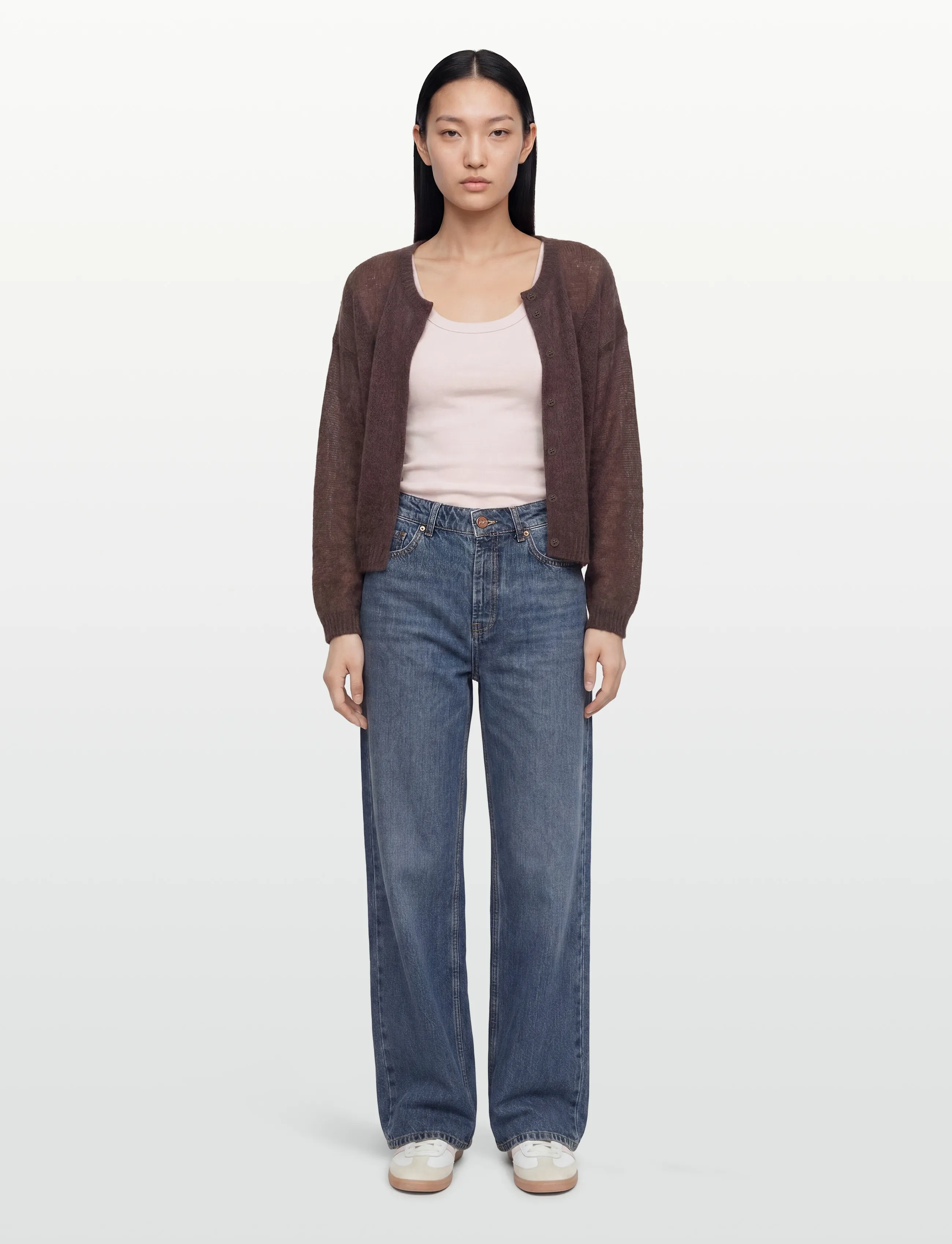 Gina Tricot - Basic rib singlet - tanktops - orchid tint - 0
