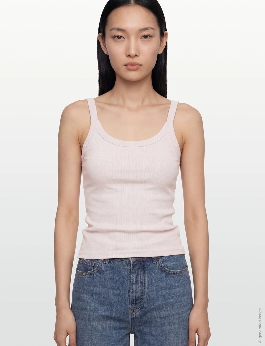 Gina Tricot - Basic rib singlet - Ärmellose tops - orchid tint - 3