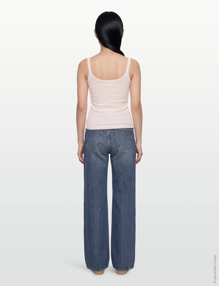 Gina Tricot - Basic rib singlet - Ärmellose tops - orchid tint - 4