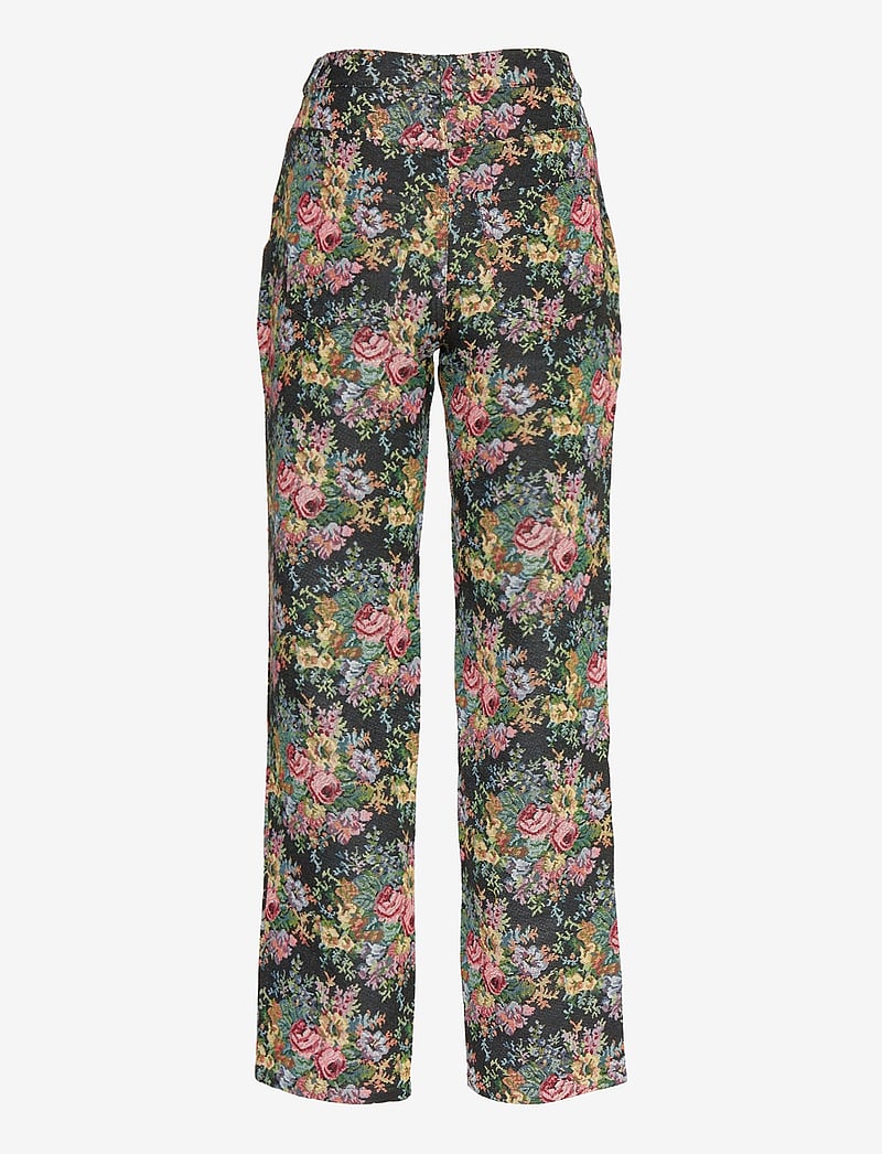 Gina Tricot - Sally jaquard trousers - bukser med lige ben - jaquard (9412) - 1