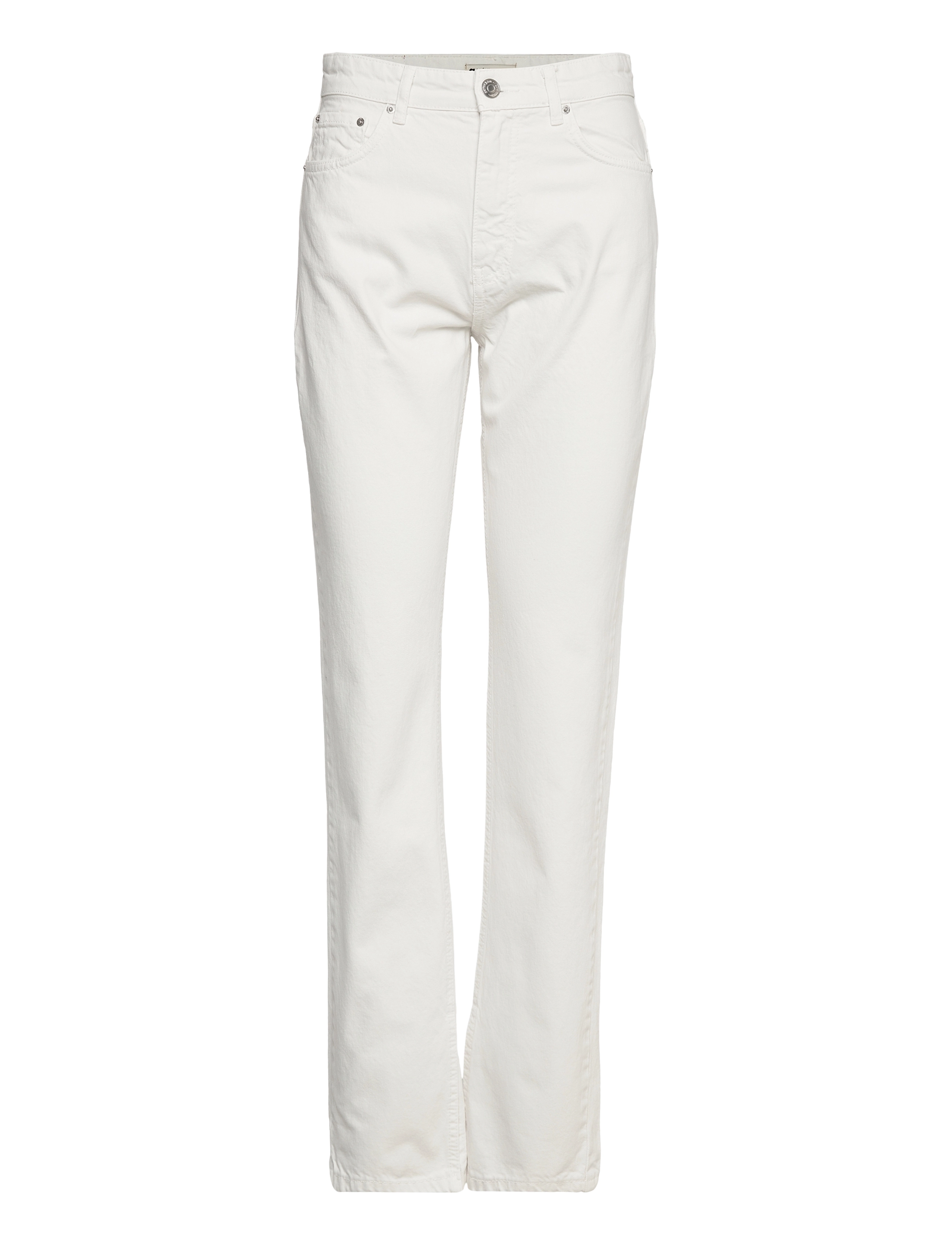 Gina Tricot Original Slit Jeans, 40, White, Jeans > Lige-Almindelige, Dame