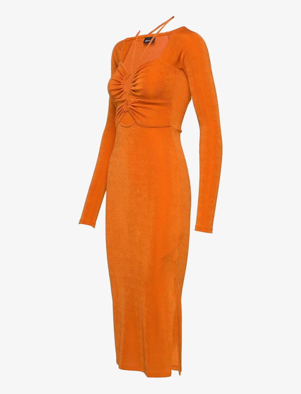 Gina Tricot - Lorna midi dress - fodralklänningar - harvest pumpkin (3072) - 2