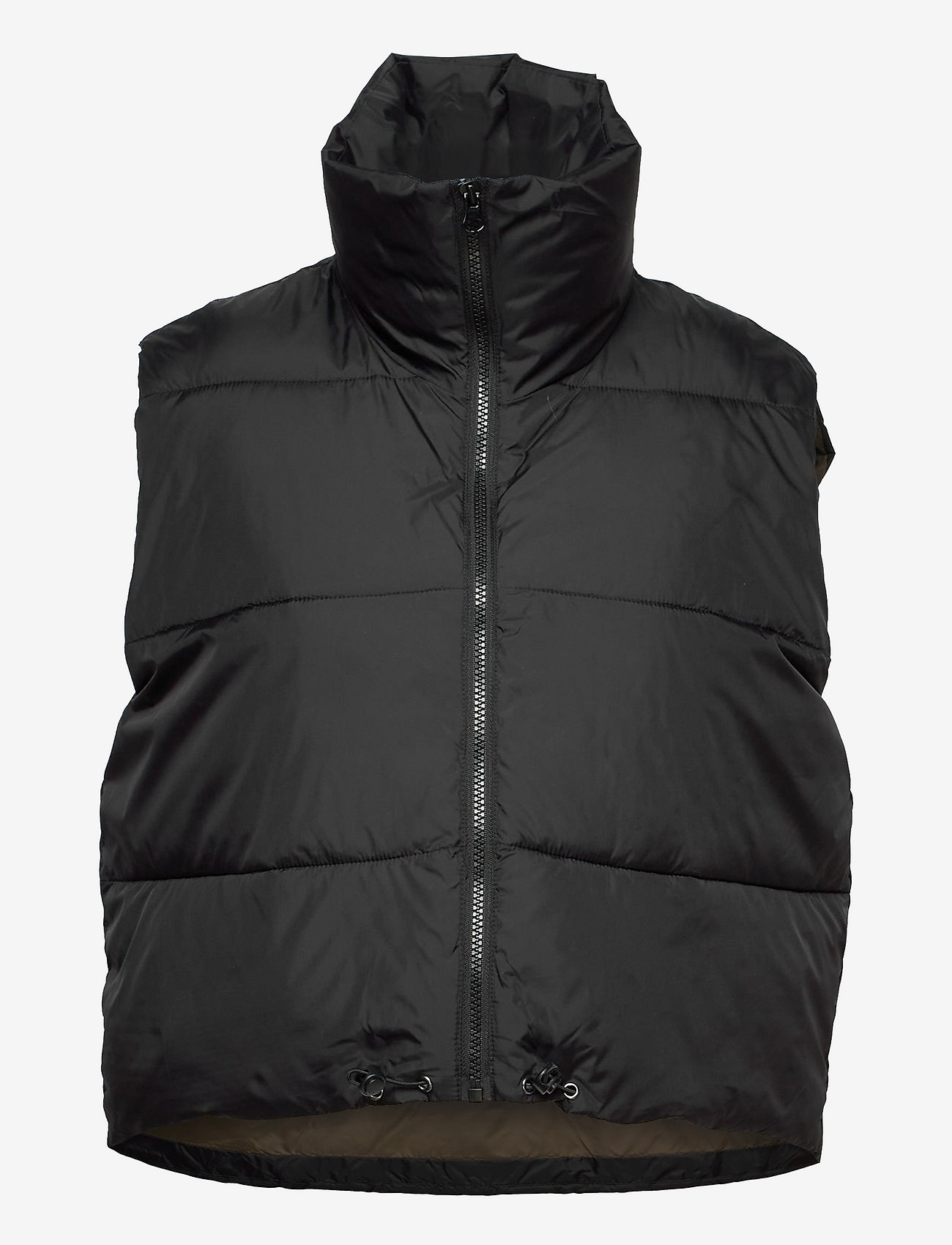 Gina Tricot - Simone puffer vest - down- & padded jackets - black - 0