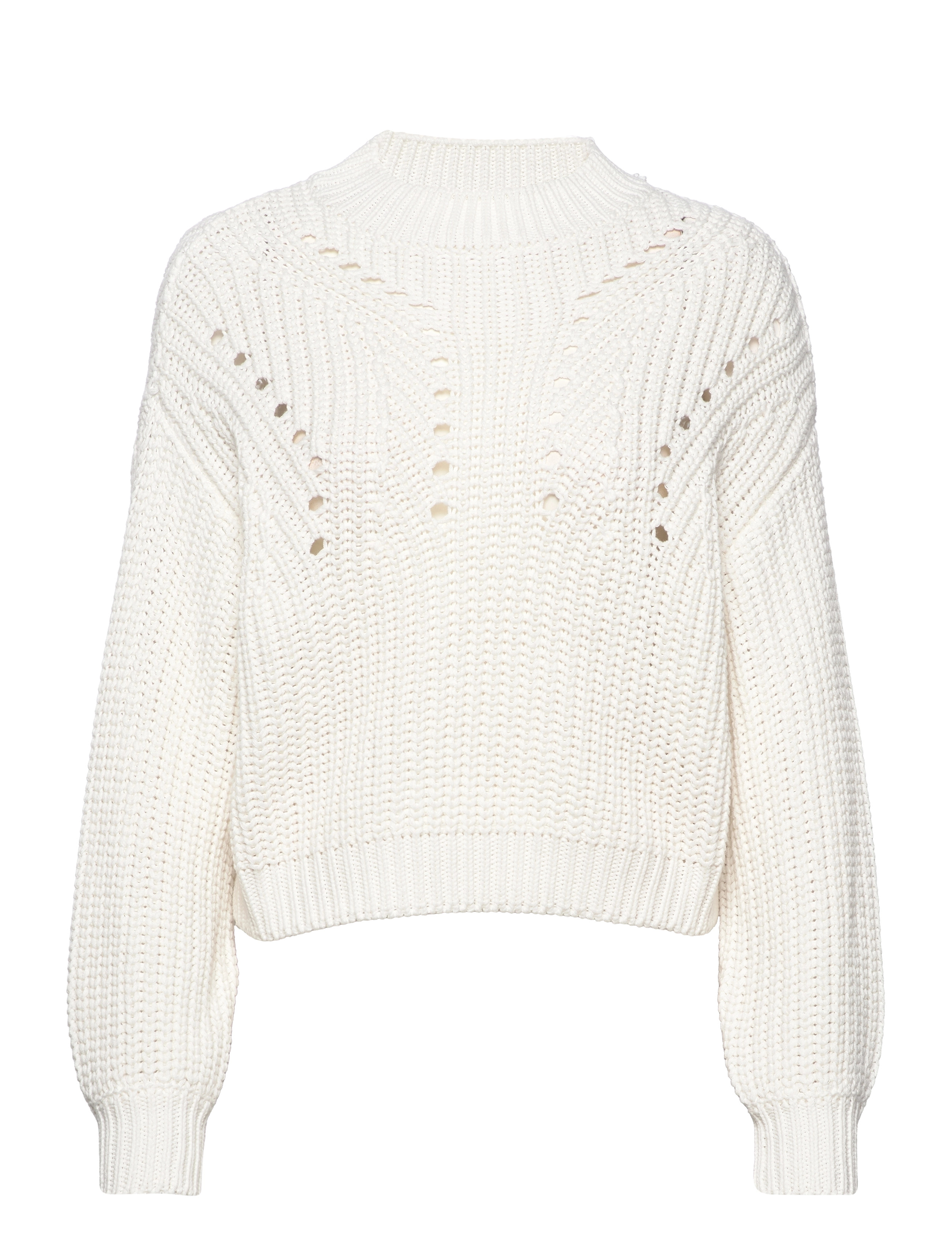 Gina Tricot - Agnes knitted sweater - warm white (1212) - 0