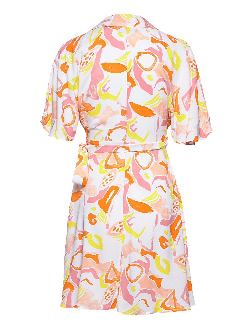 Gina Tricot - Doris short dress - slå-om-kjoler - summer pastels - 1