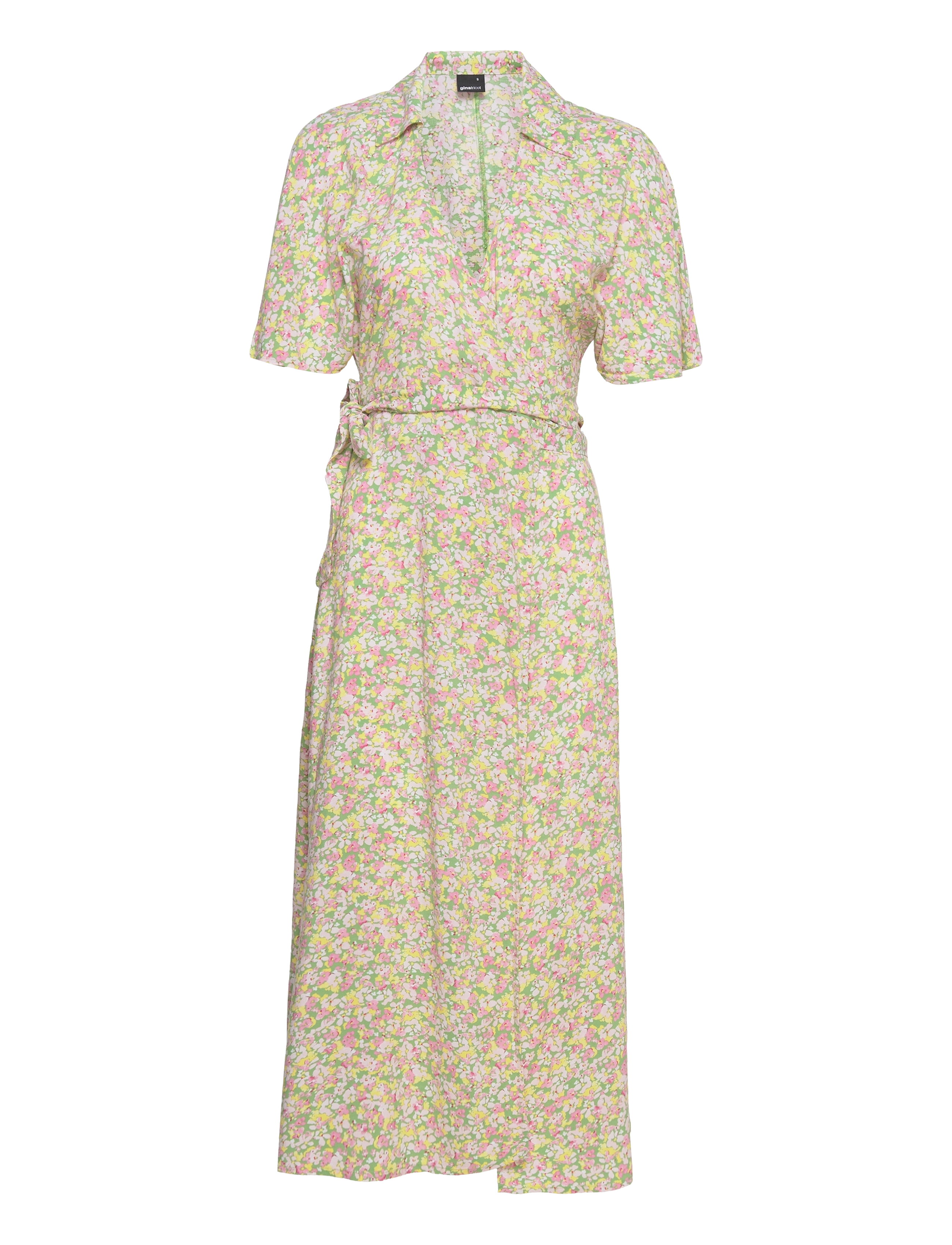 Gina Tricot Doris long dress - Midiklänningar - LIME FLOWER (6465) / multi