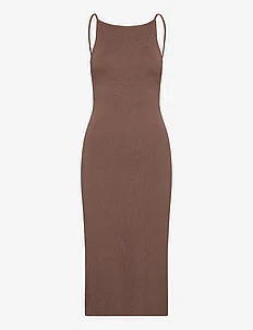 Knitted strap dress, Gina Tricot