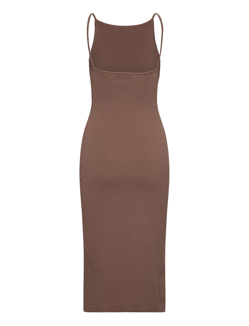 Gina Tricot - Knitted strap dress - fodralklänningar - portabella (7210) - 1