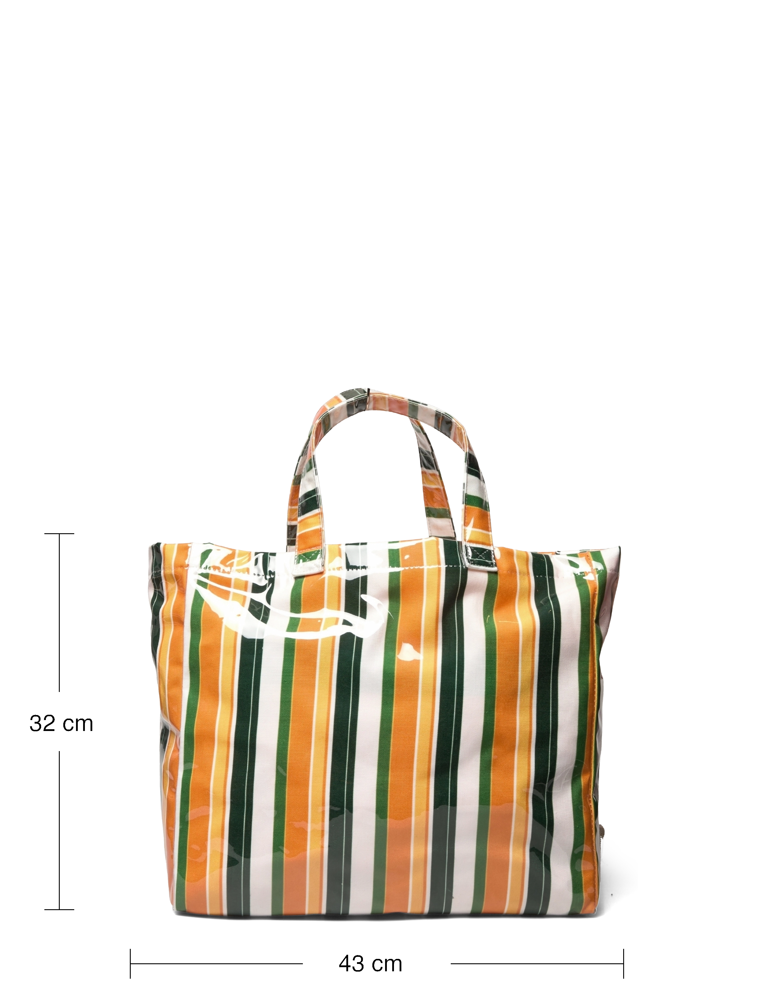 Gina Tricot - Minna shopper - orange stripe (2516) - 4