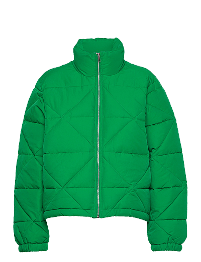 Gina Tricot Elina puffer jacket - Pūkinės ir dygsniuotos striukės - JOLLY GREEN / green