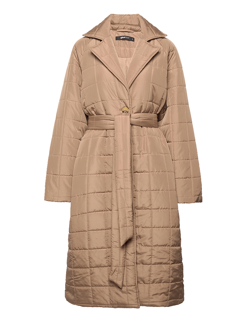 Coat Yaya Mode Mantel YAYA Damen-Mäntel Langer Mantel Mit Weste