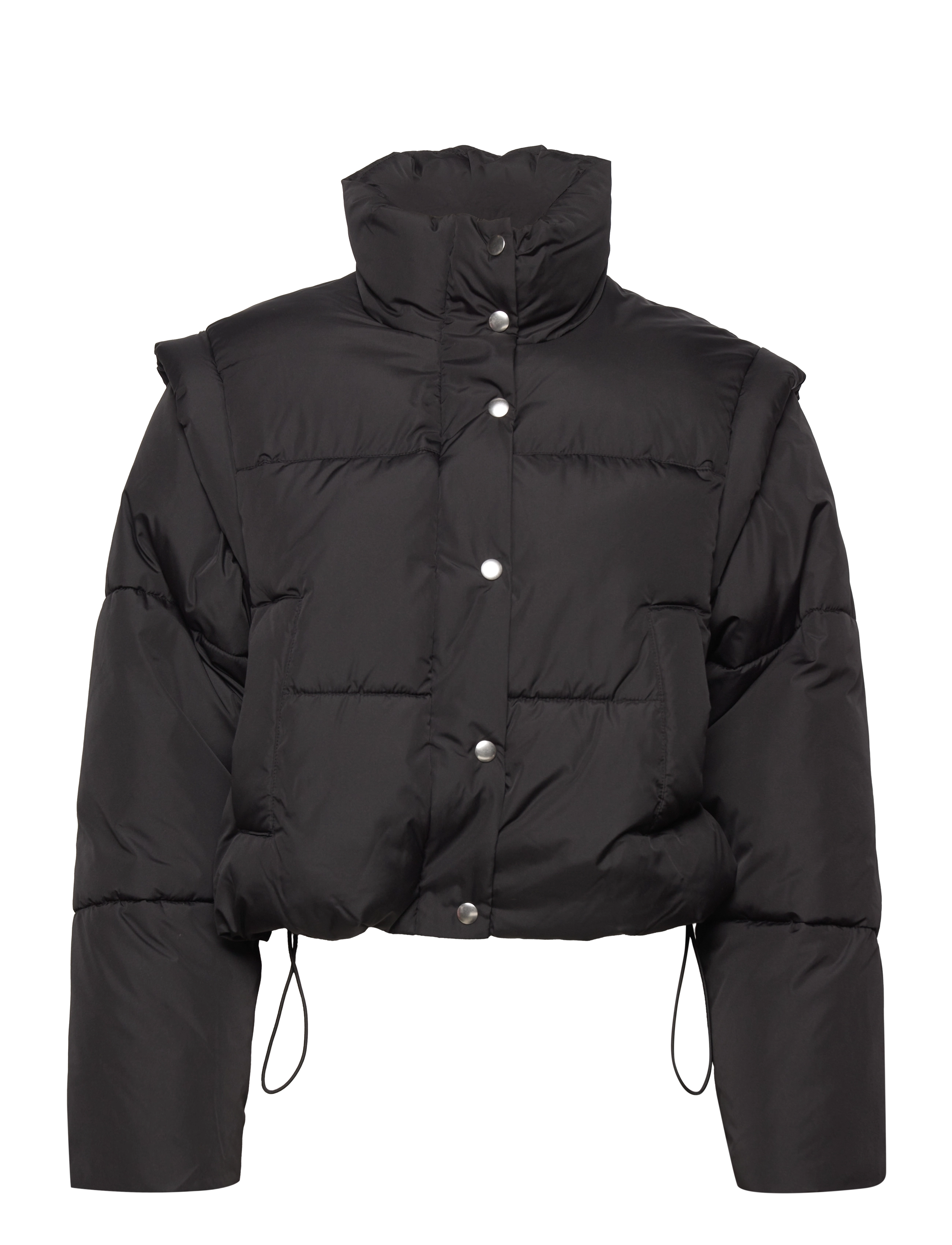Gina Tricot Mei Puffer Jacket, XS, Black, Jakker > Vatteret Jakke, Dame