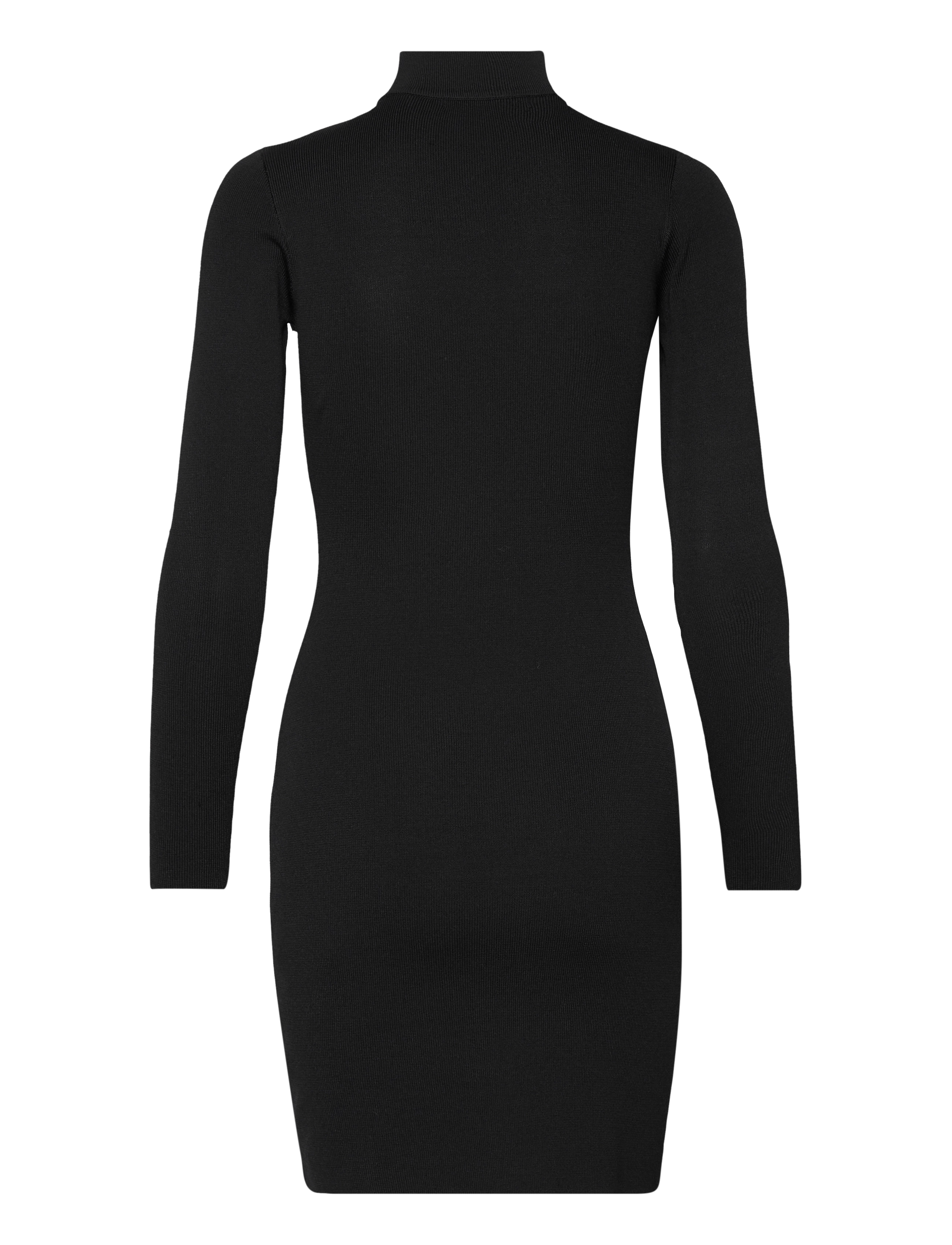Gina Tricot - Freya knitted dress - liibuvad kleidid - black - 1