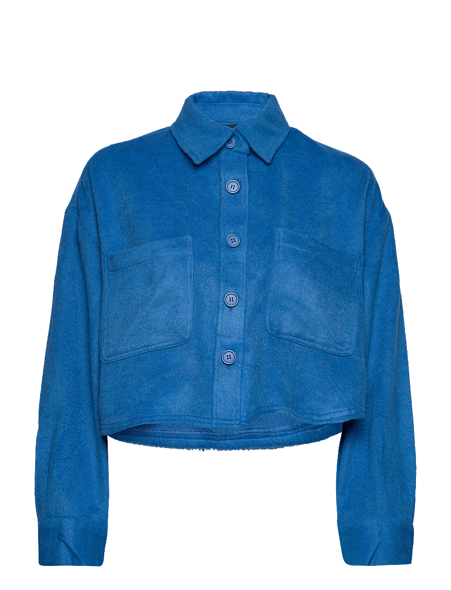 Gina Tricot - Ginnie short shacket - vestes en laine - french blue - 0